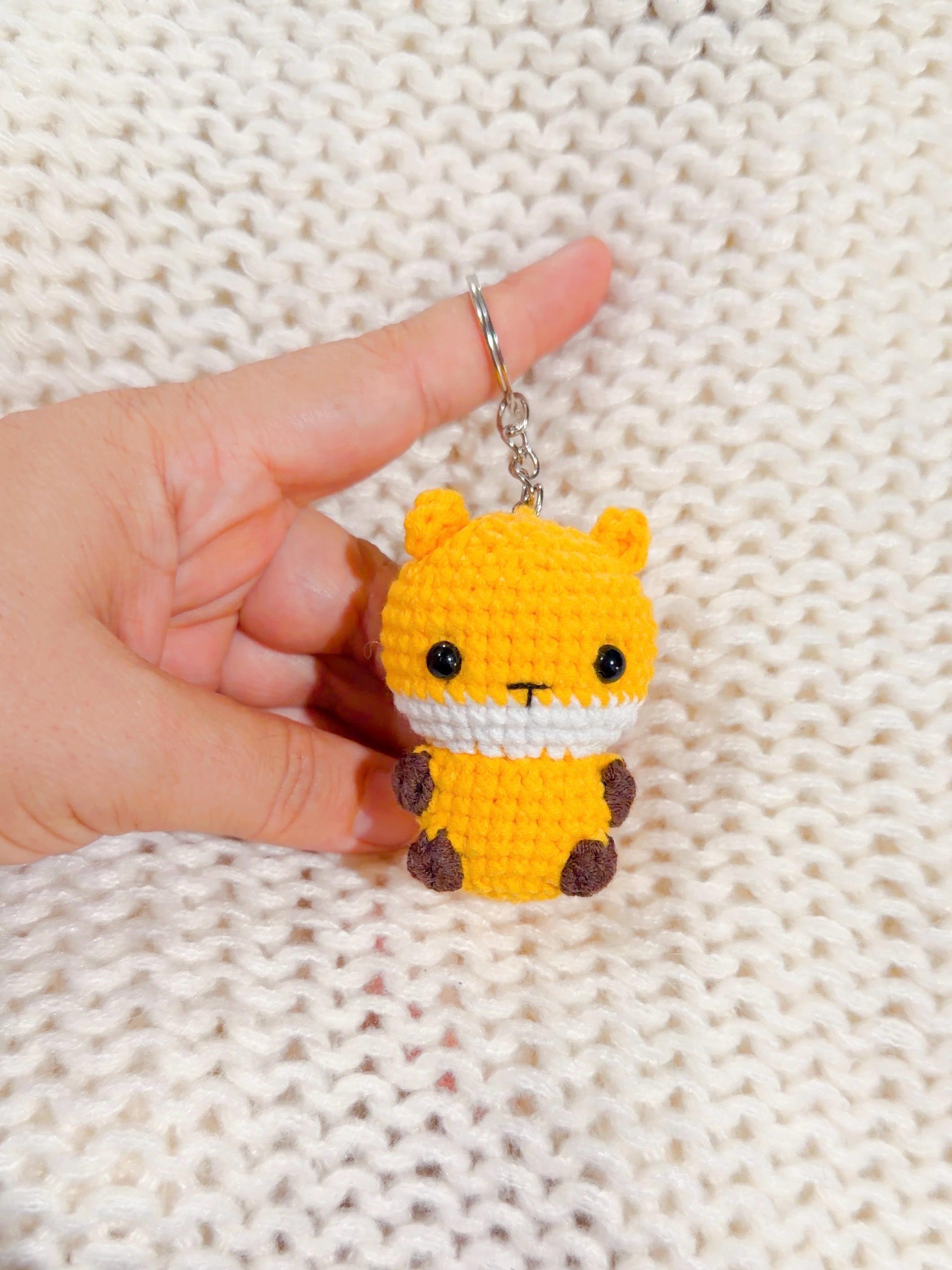 Crochet Fox Keychain, product photo 10