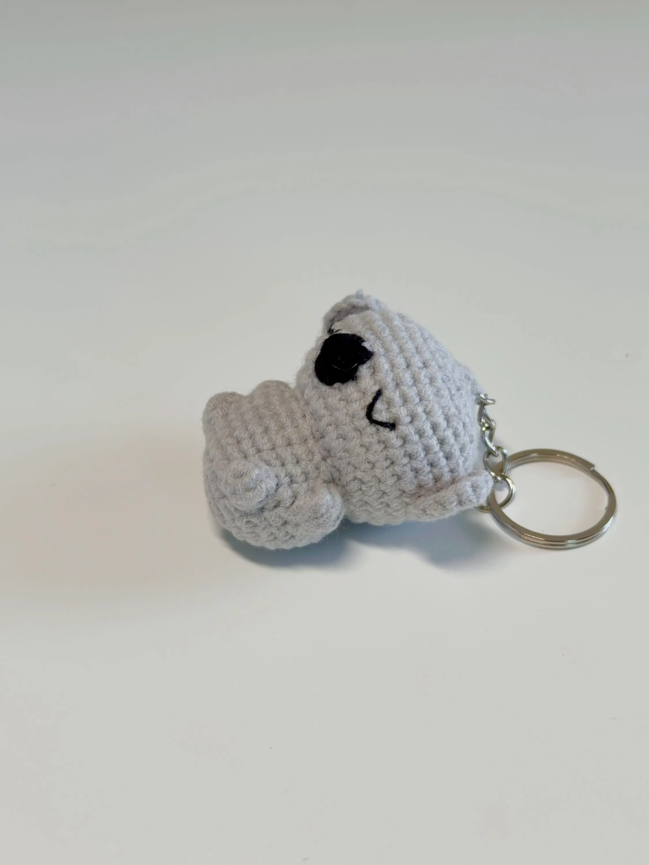 Handmade Crochet Koala Keychain, product photo 6