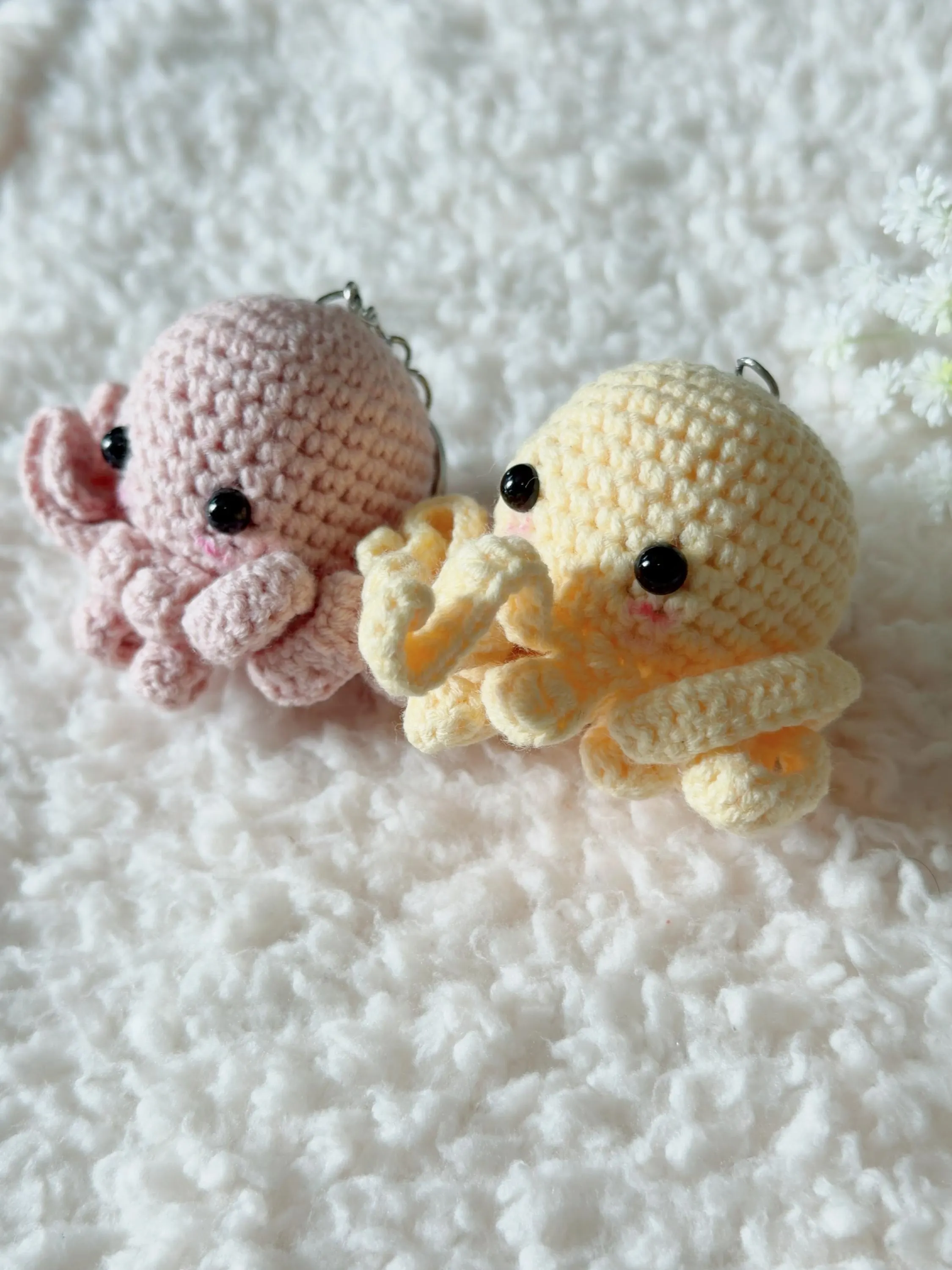 Mini Crochet Octopus Keychain, product photo 19
