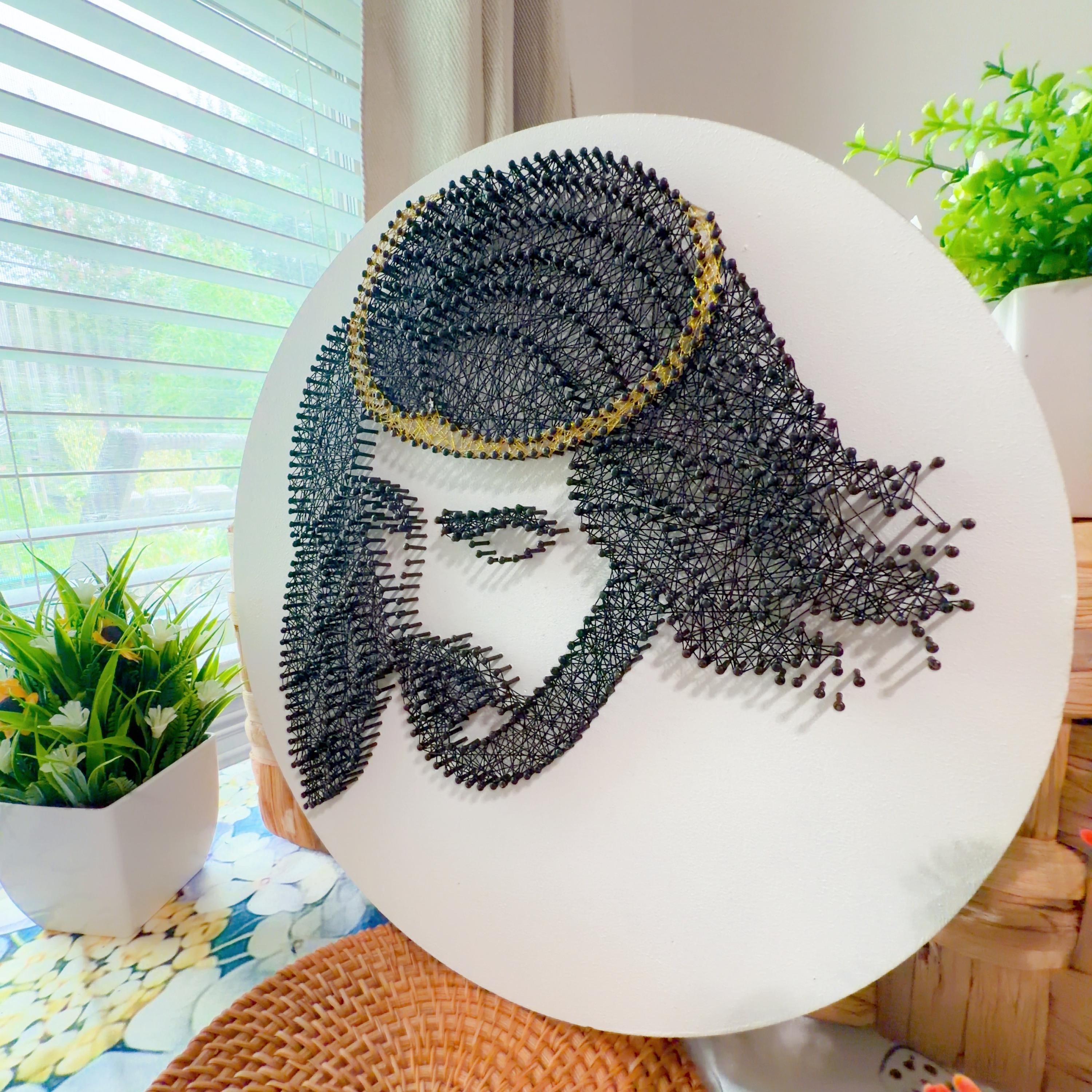 String Art Jesus Portrait, product photo 9