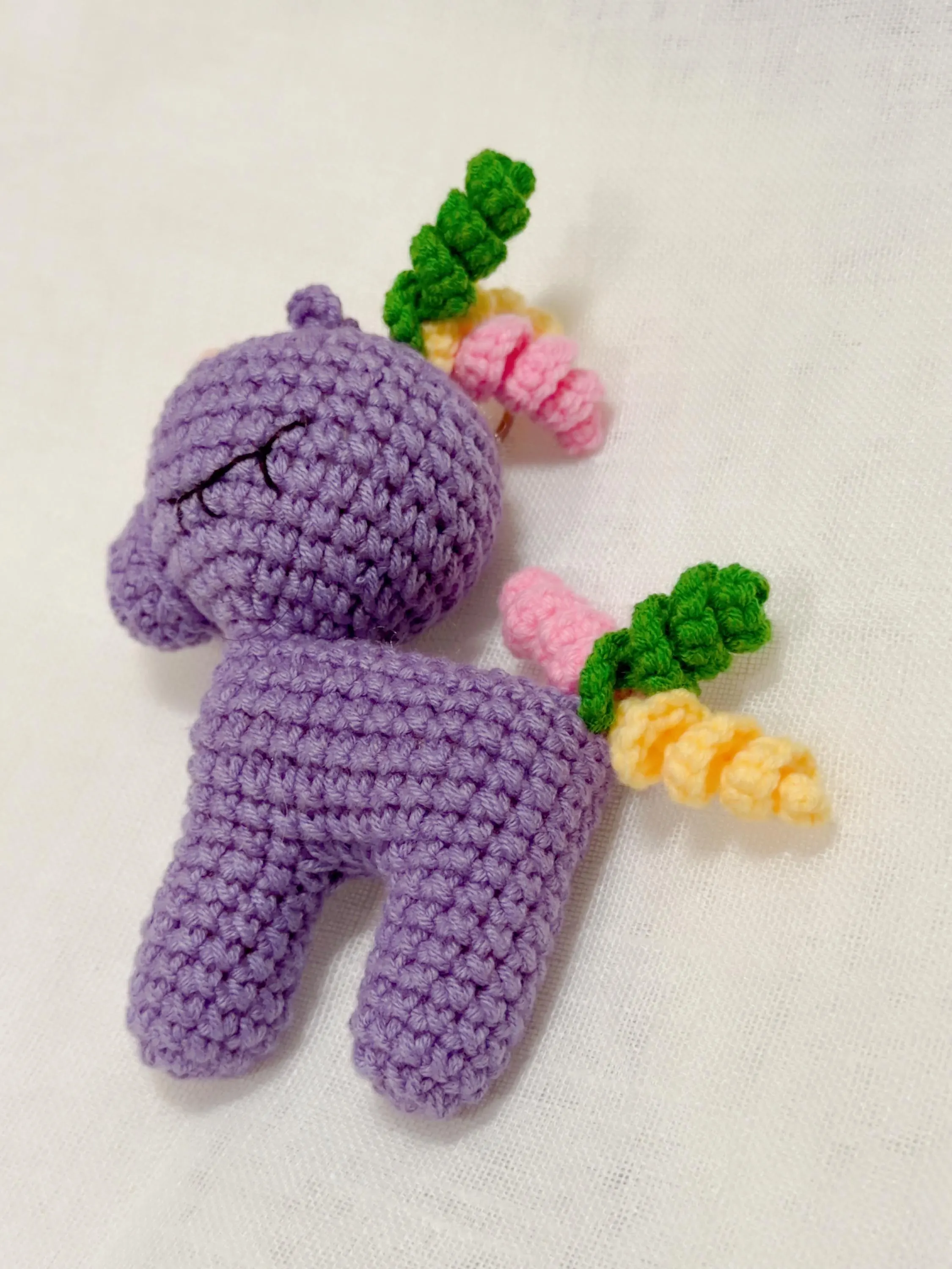 Amigurumi Unicorn Keychain, product photo 9