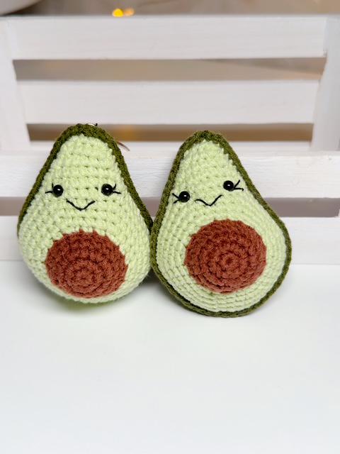 Crochet Avocado Keychain, product photo 9