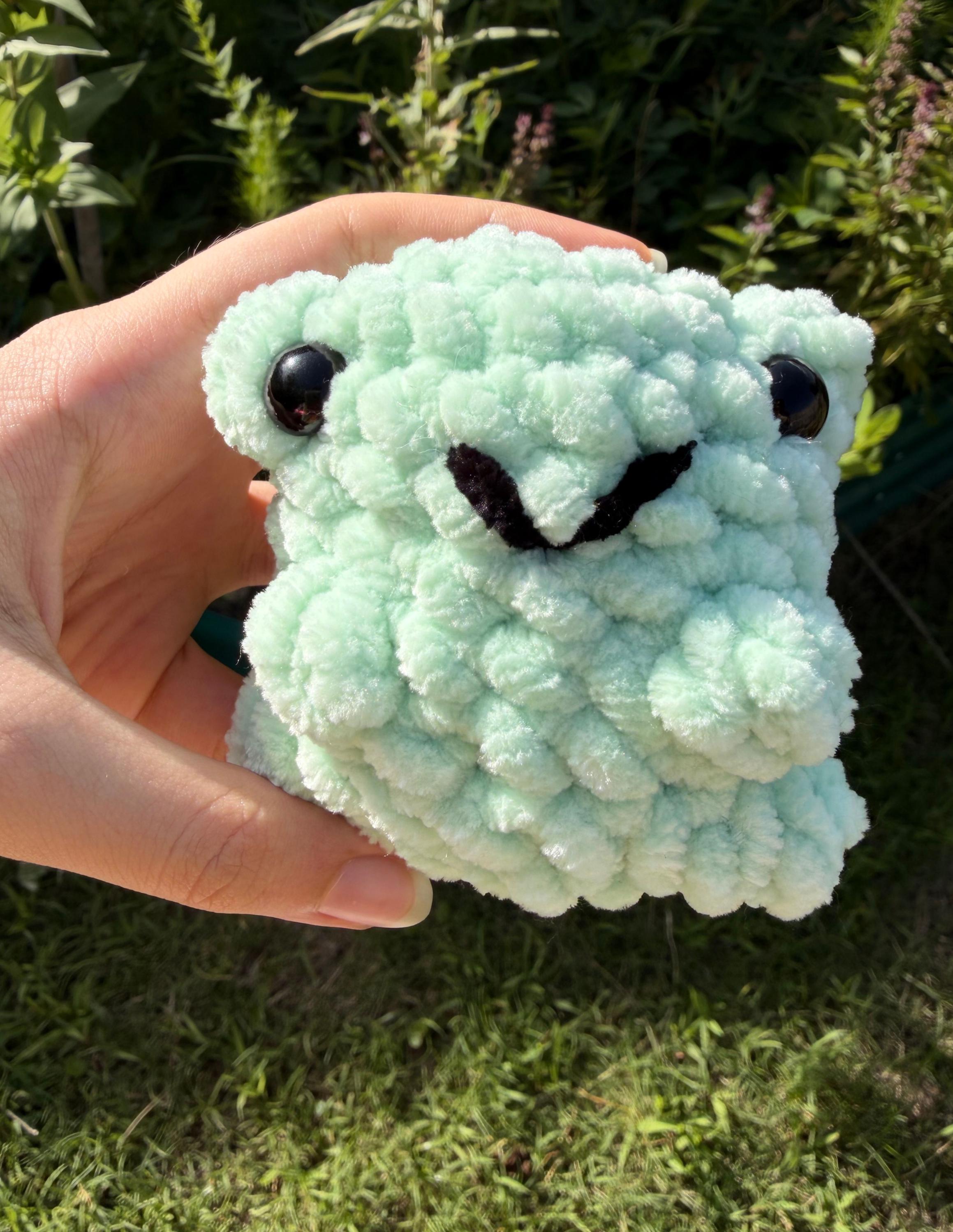 Frog Crochet Pattern Easy Amigurumi Plush Digital, product photo 2