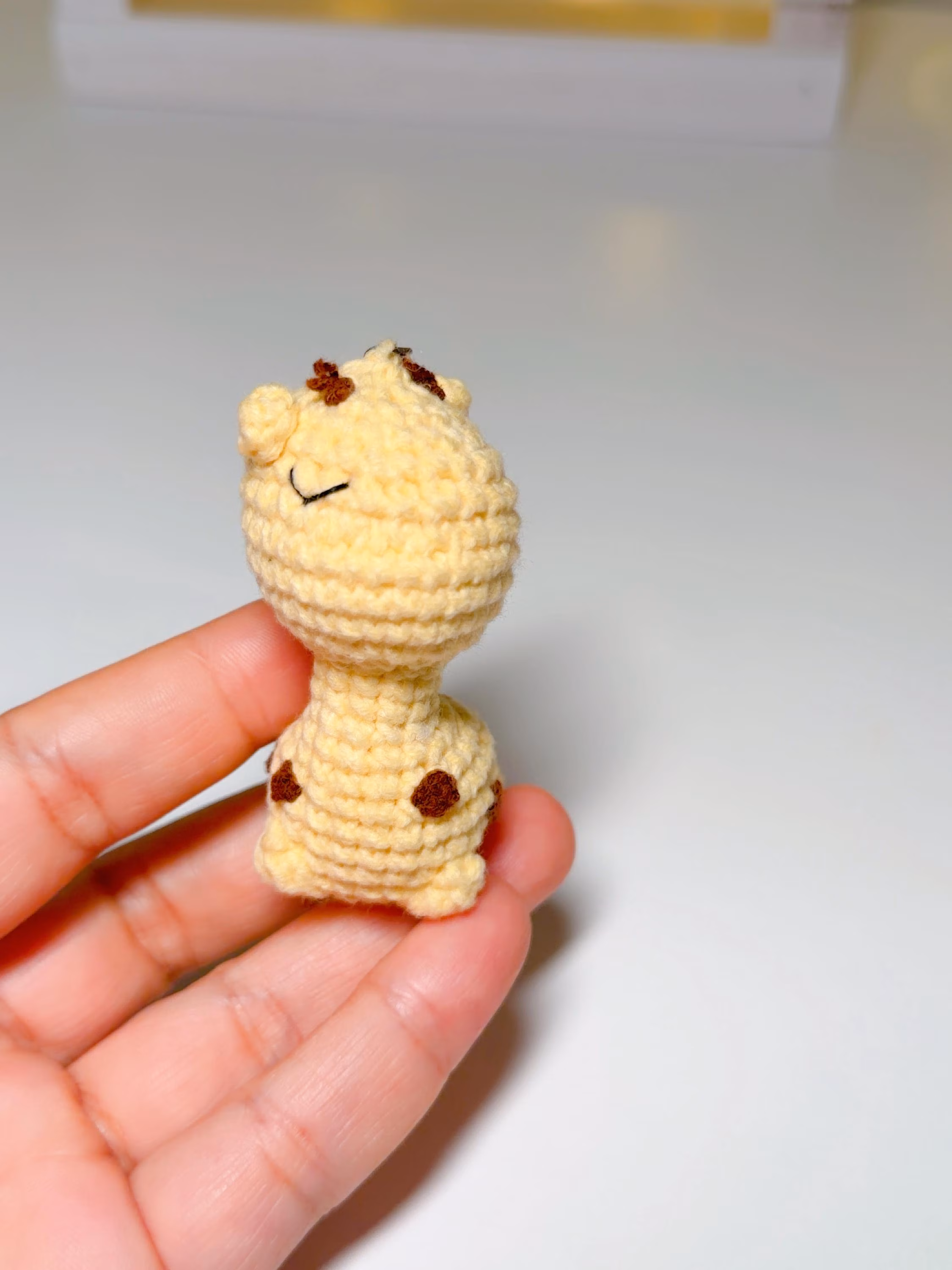 Crochet Giraffe Keychain, product photo 5