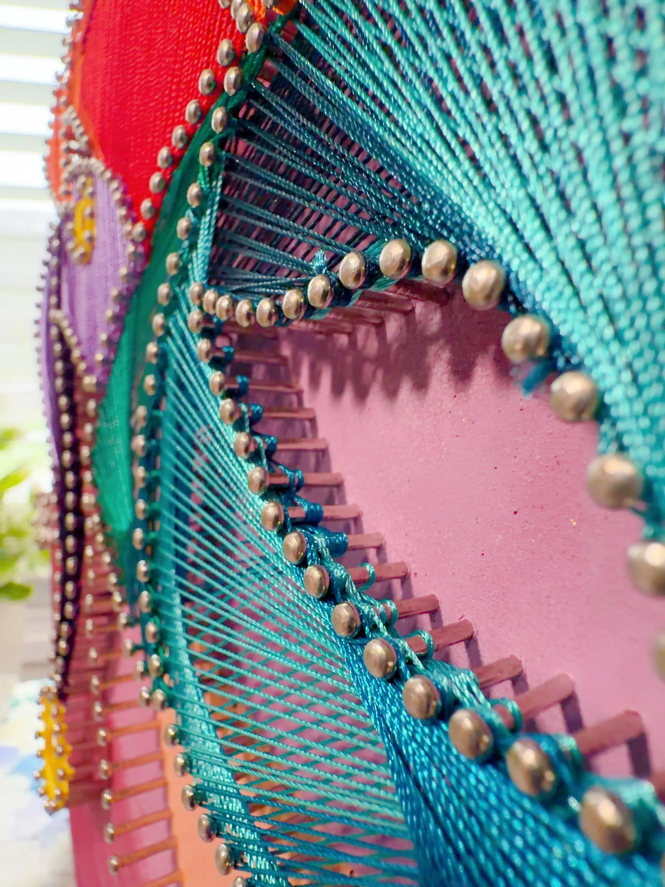 Mardi Gras Mask String Art, product photo 12
