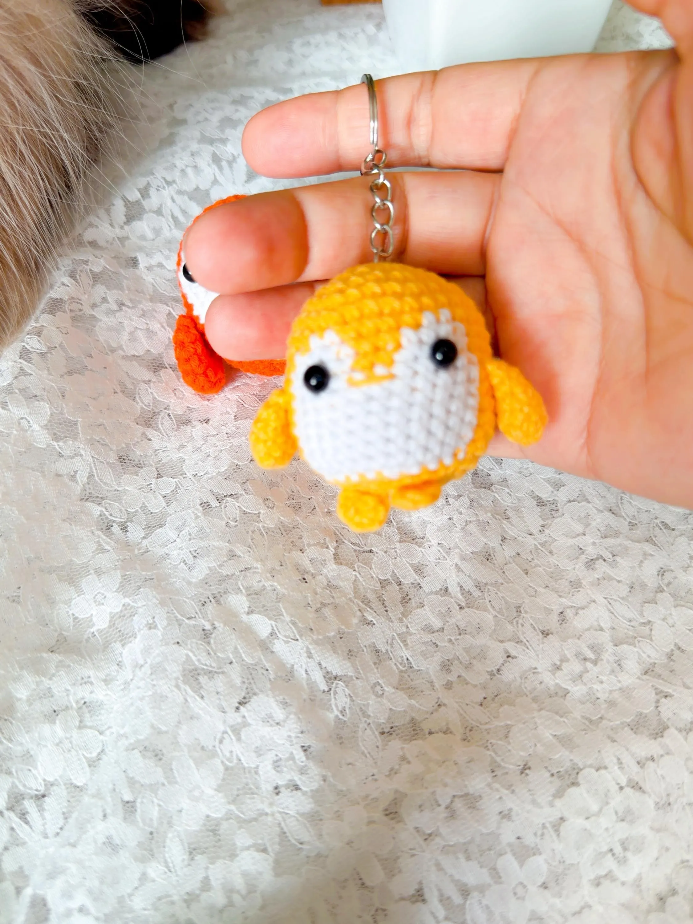 Crochet Penguin Amigurumi Keychain, product photo 18