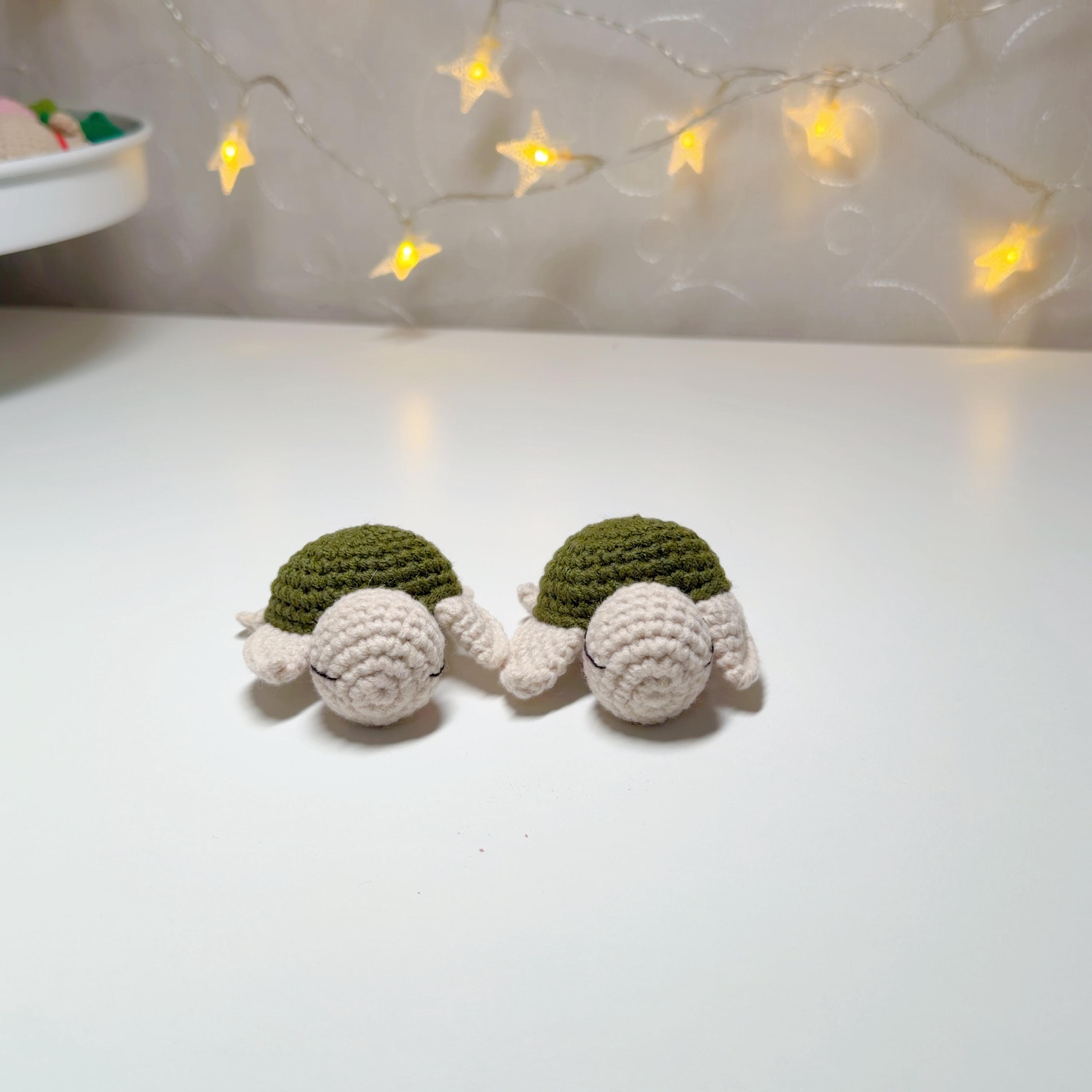 Crochet Turtle Keychain, product photo 17
