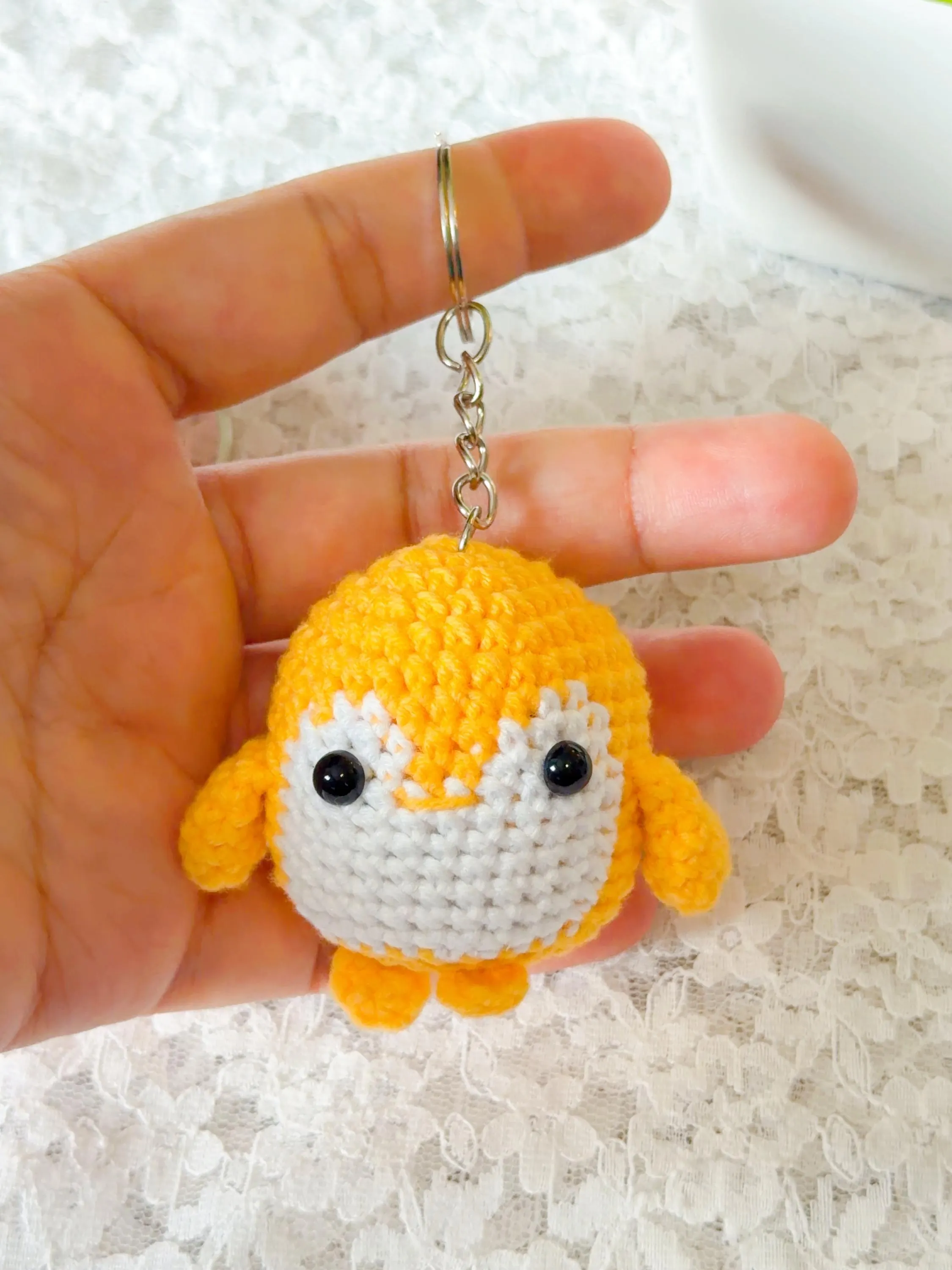 Crochet Penguin Amigurumi Keychain, product photo 19