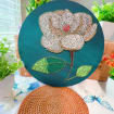 Handmade Louisiana Magnolia String Art Wall Decor, product photo 3
