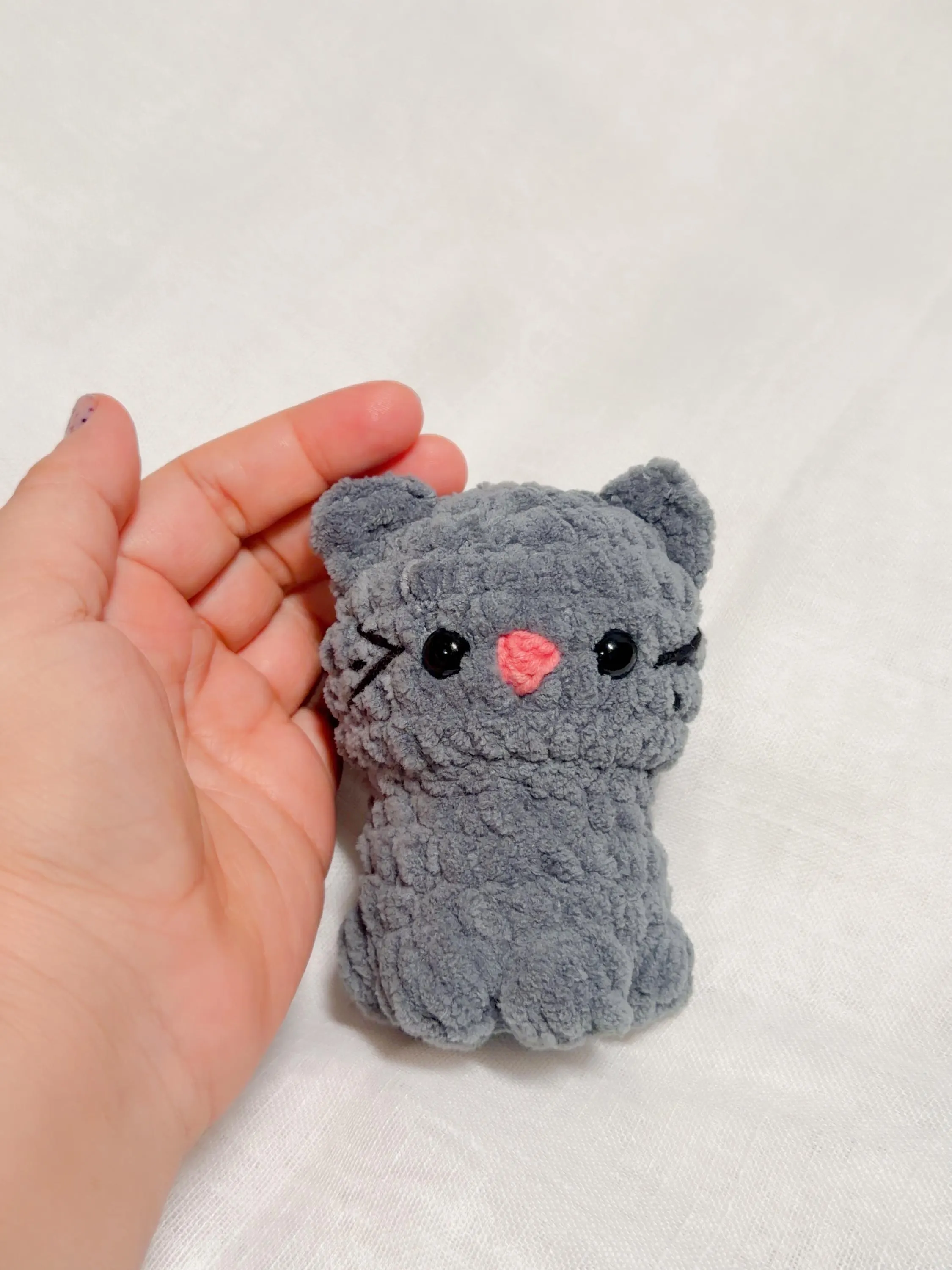 Handmade Crochet Cat Plush, product photo 8