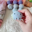 Crochet Octopus Amigurumi Keychain, product photo 2