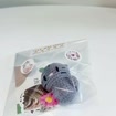 Crochet Gray Cat Keychain, product photo 2