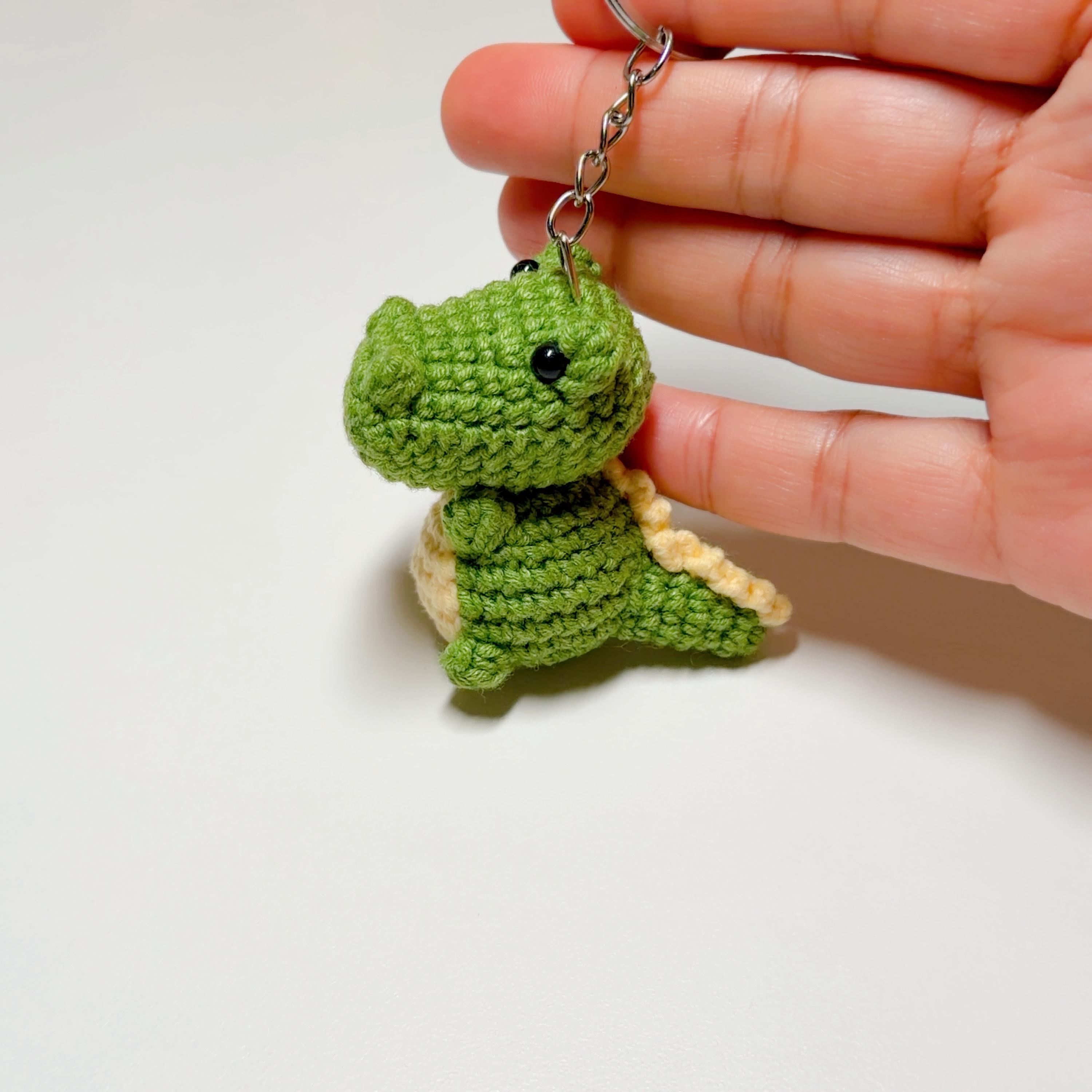 Crochet Alligator Keychain, product photo 9