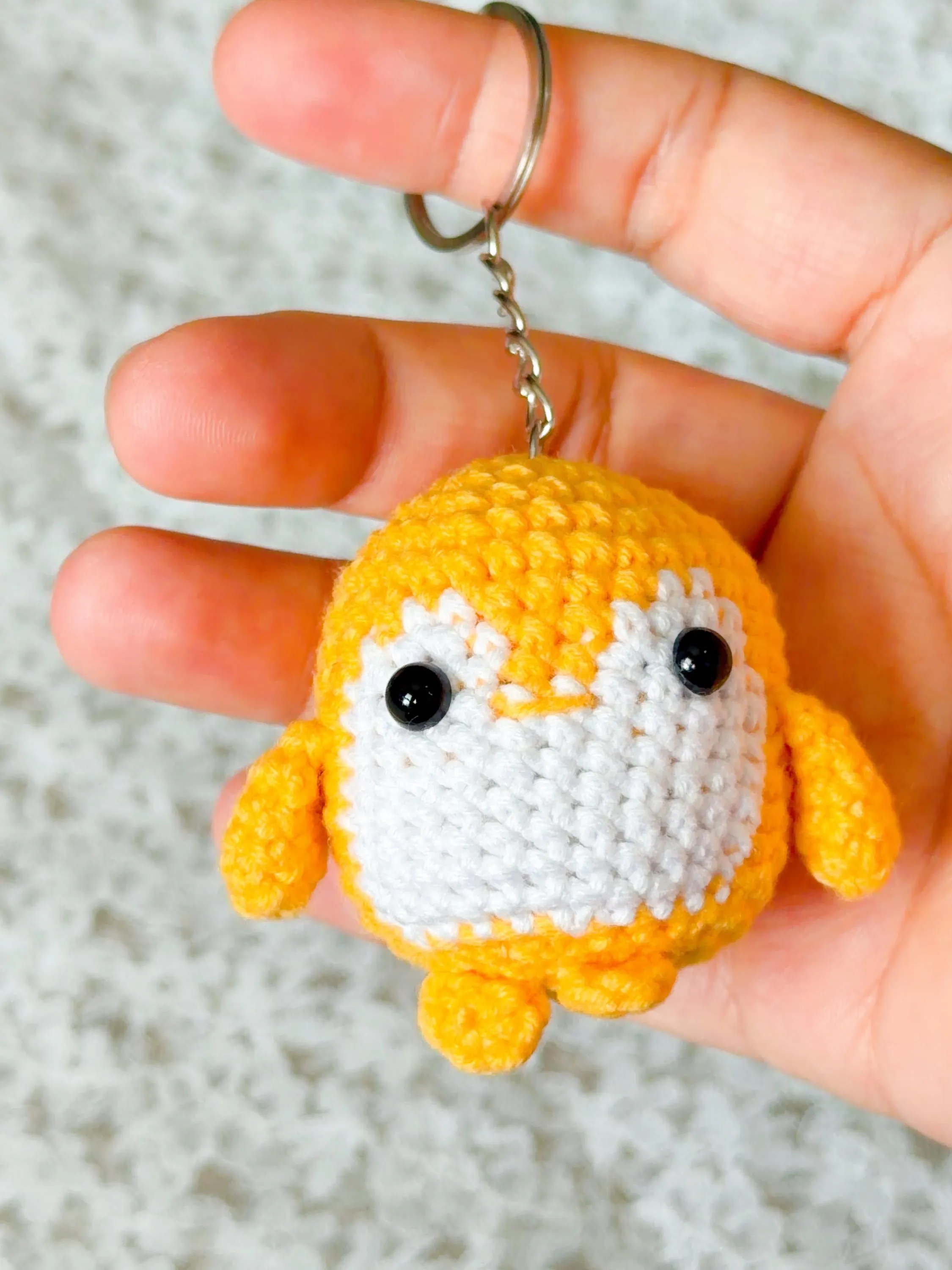 Crochet Penguin Amigurumi Keychain, product photo 15