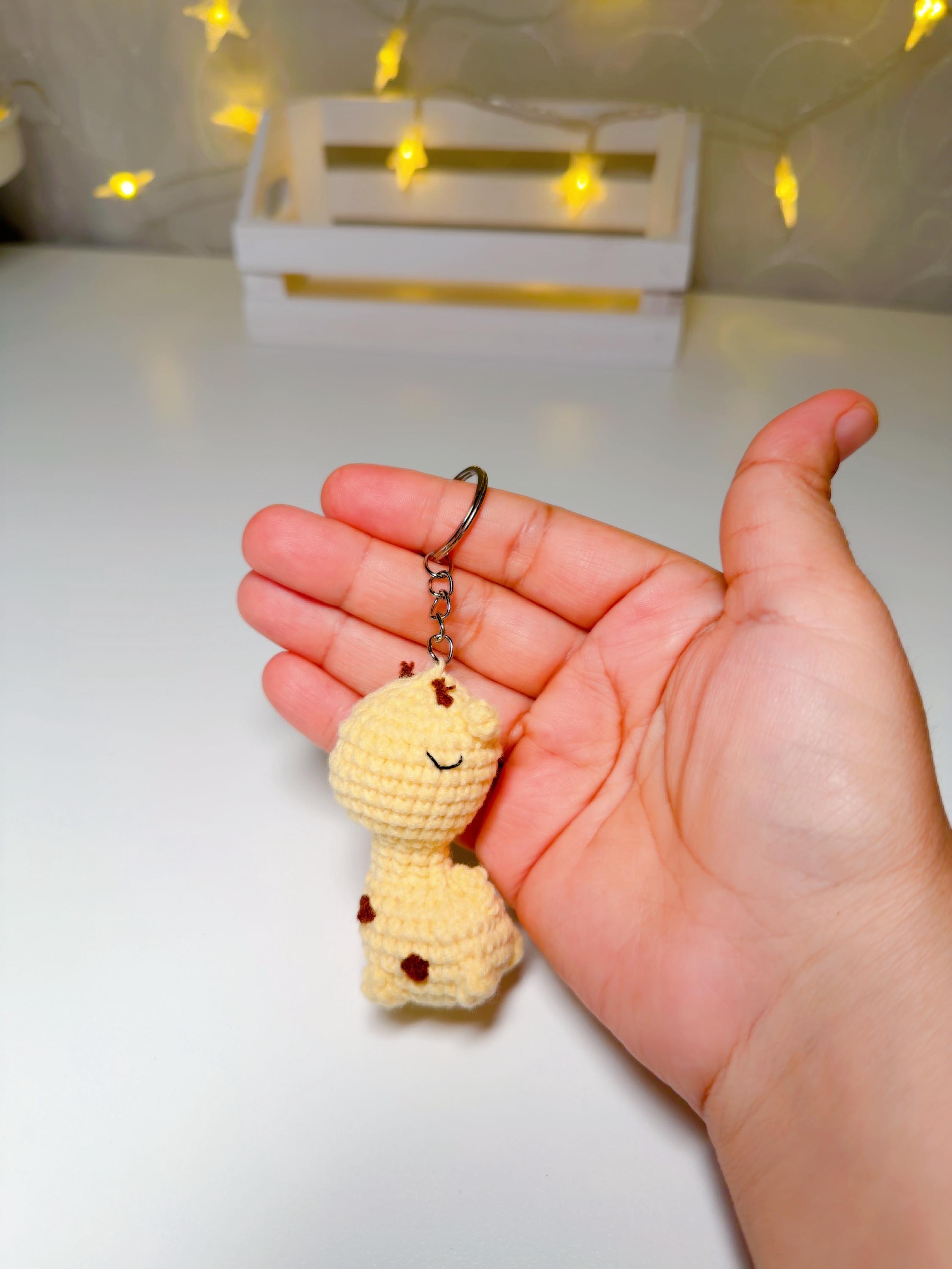 Crochet Giraffe Keychain, product photo 11
