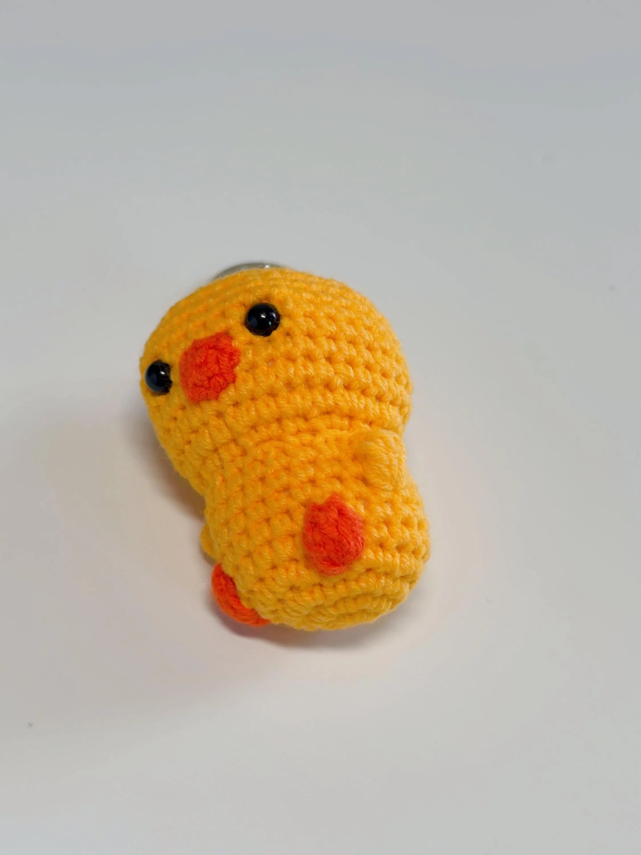Handmade Amigurumi Duck Keychain, product photo 5