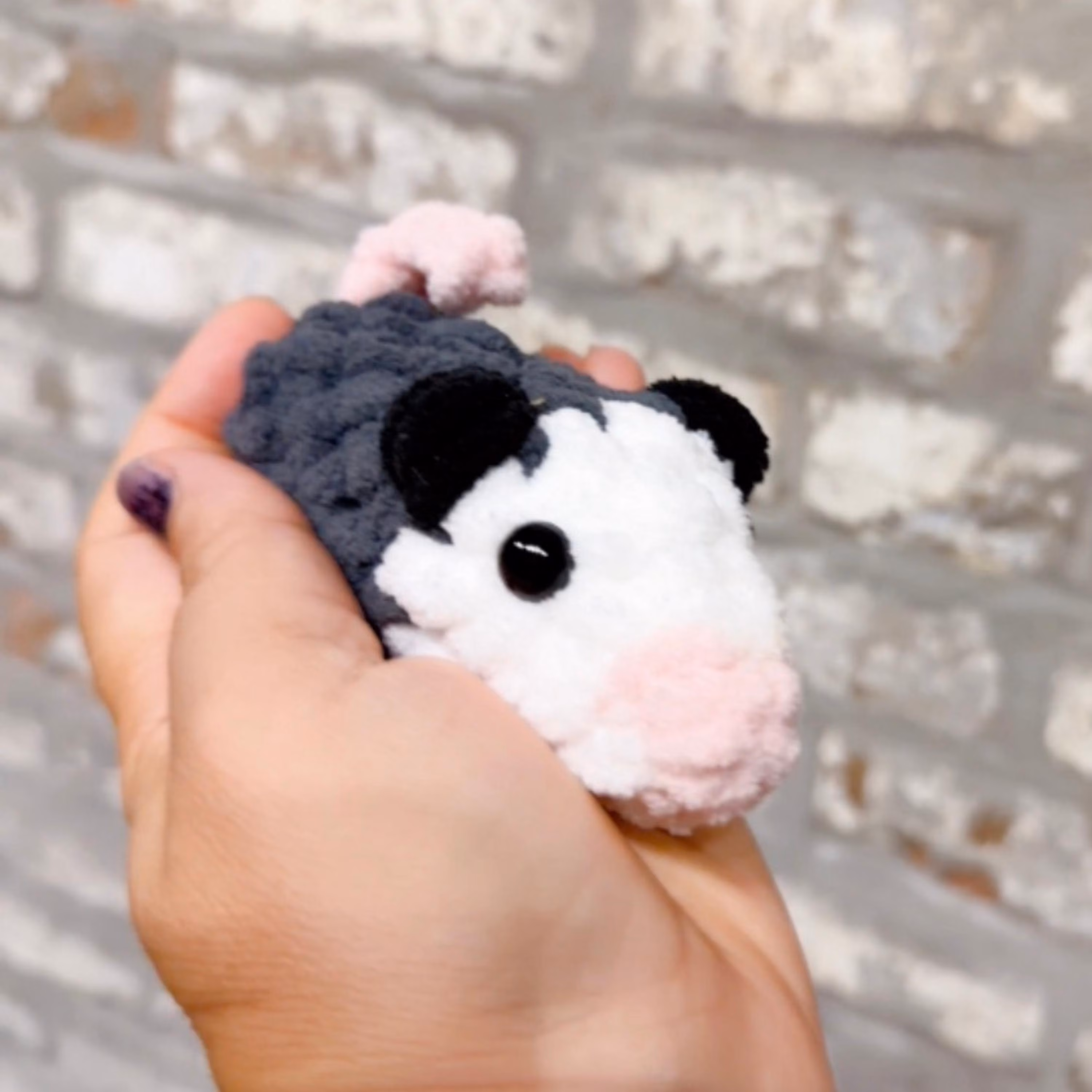 Baby Possum Crochet Pattern | Cute Mini Amigurumi, product photo 2