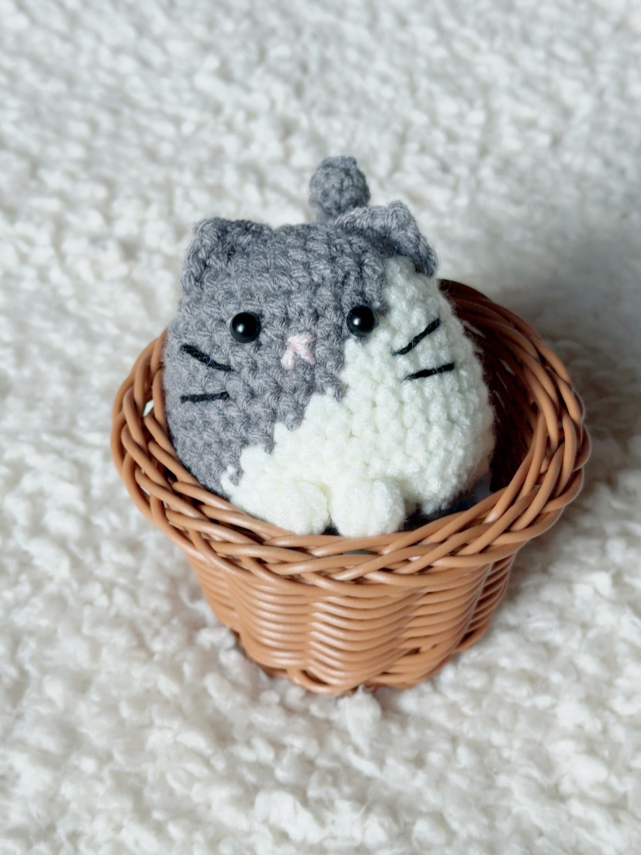 Crochet Cat Plushie, product photo 9