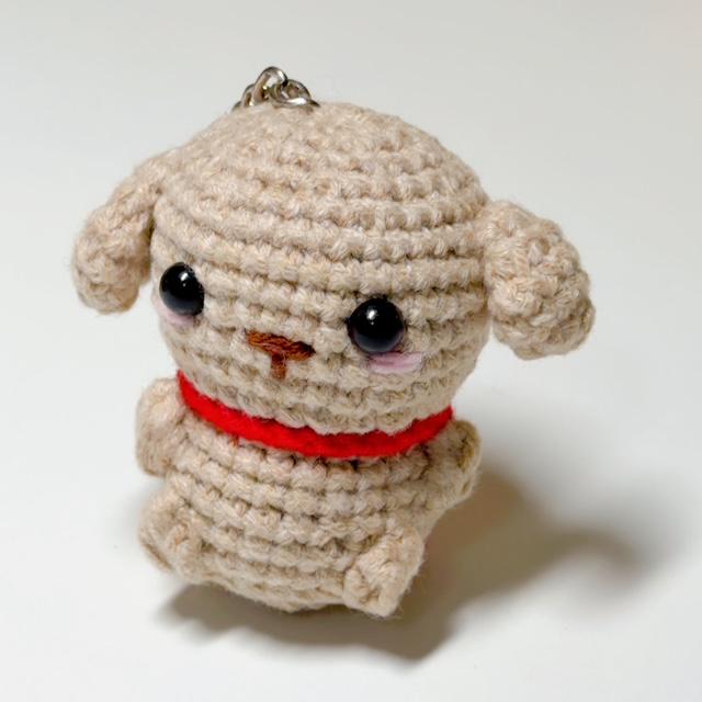 Crochet Dog Keychain, product photo 6