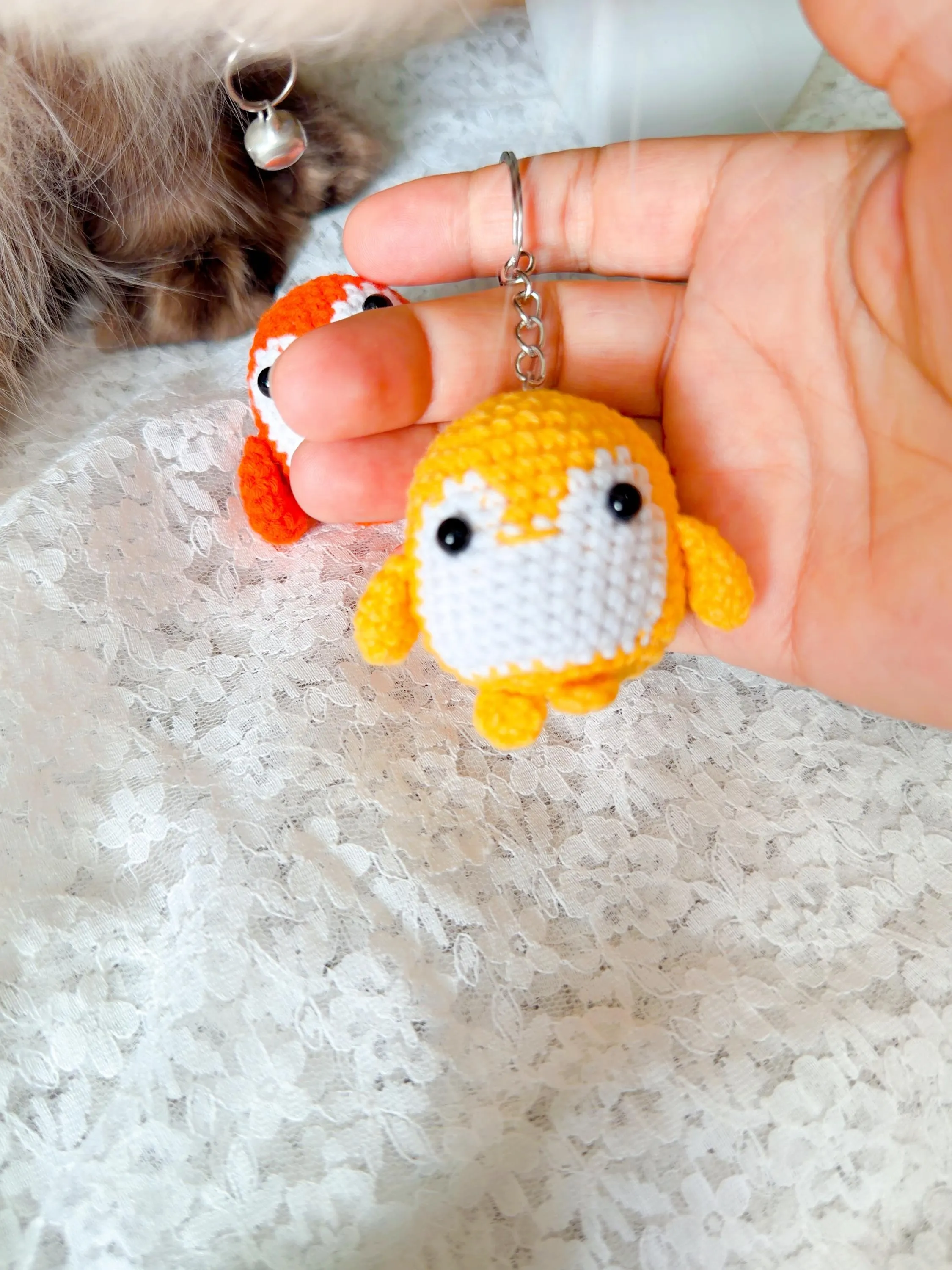 Crochet Penguin Amigurumi Keychain, product photo 17