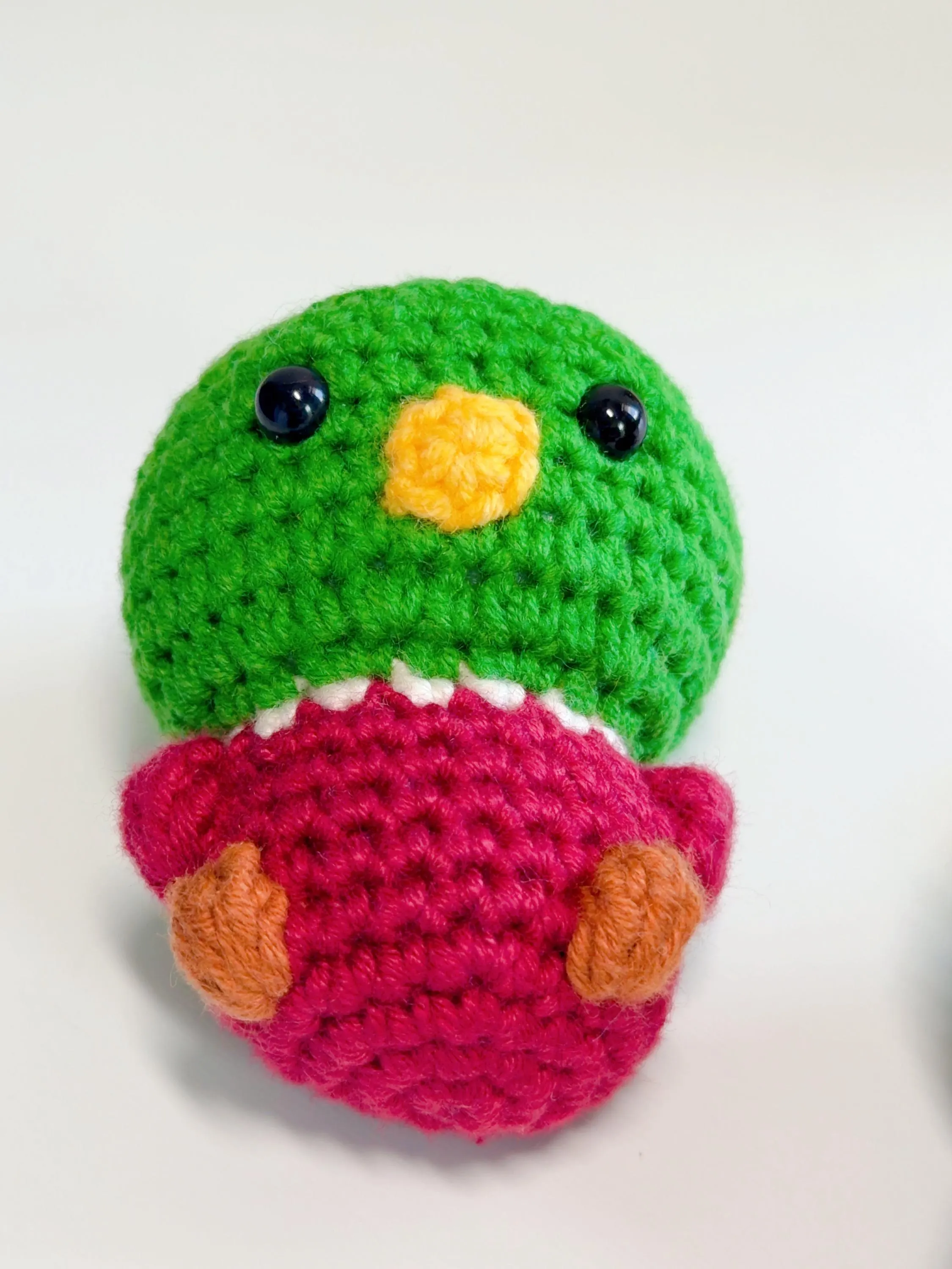Crochet Mallard Duck Keychain, product photo 20
