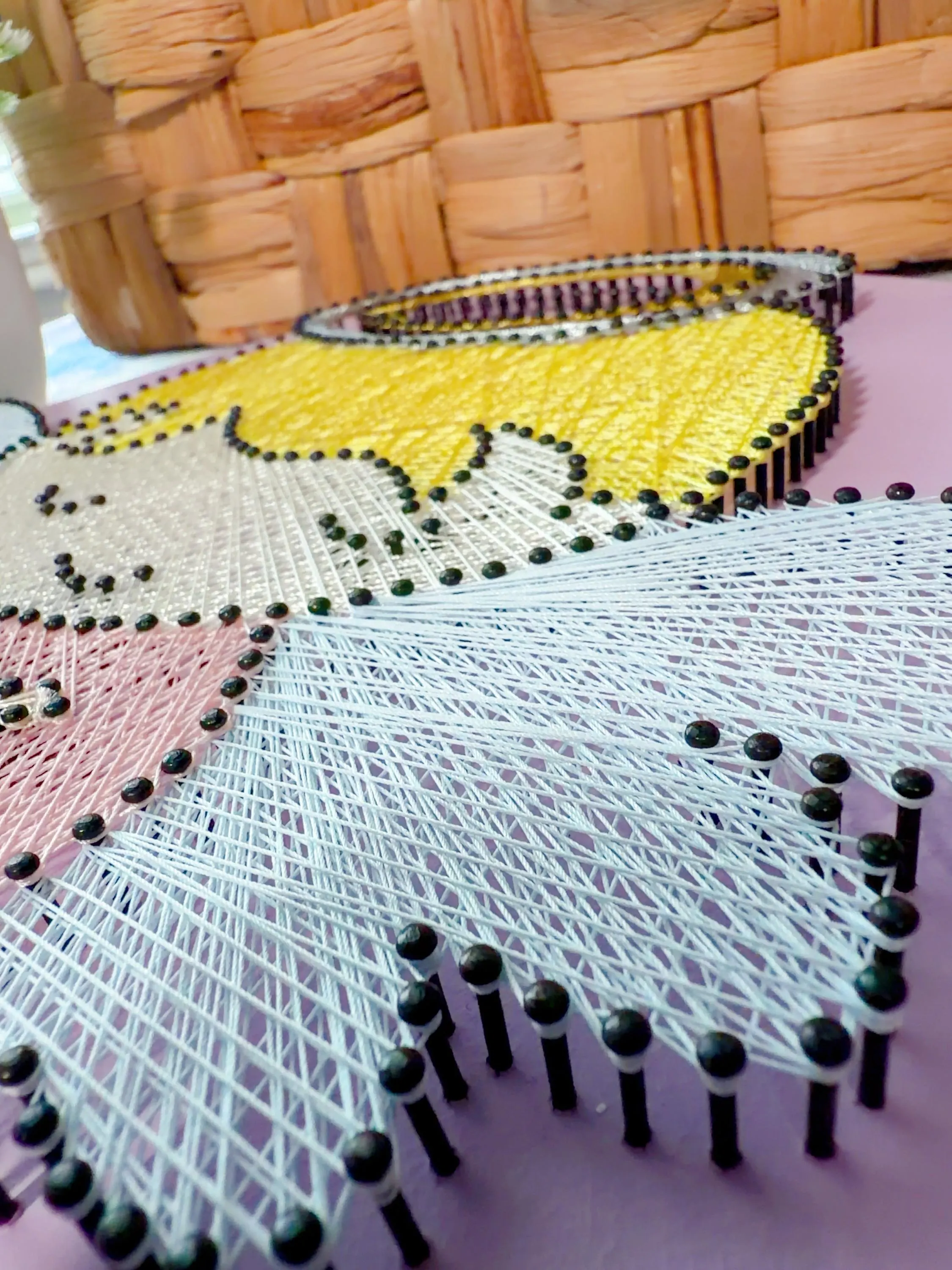 Handmade Baby Angel String Art, product photo 18