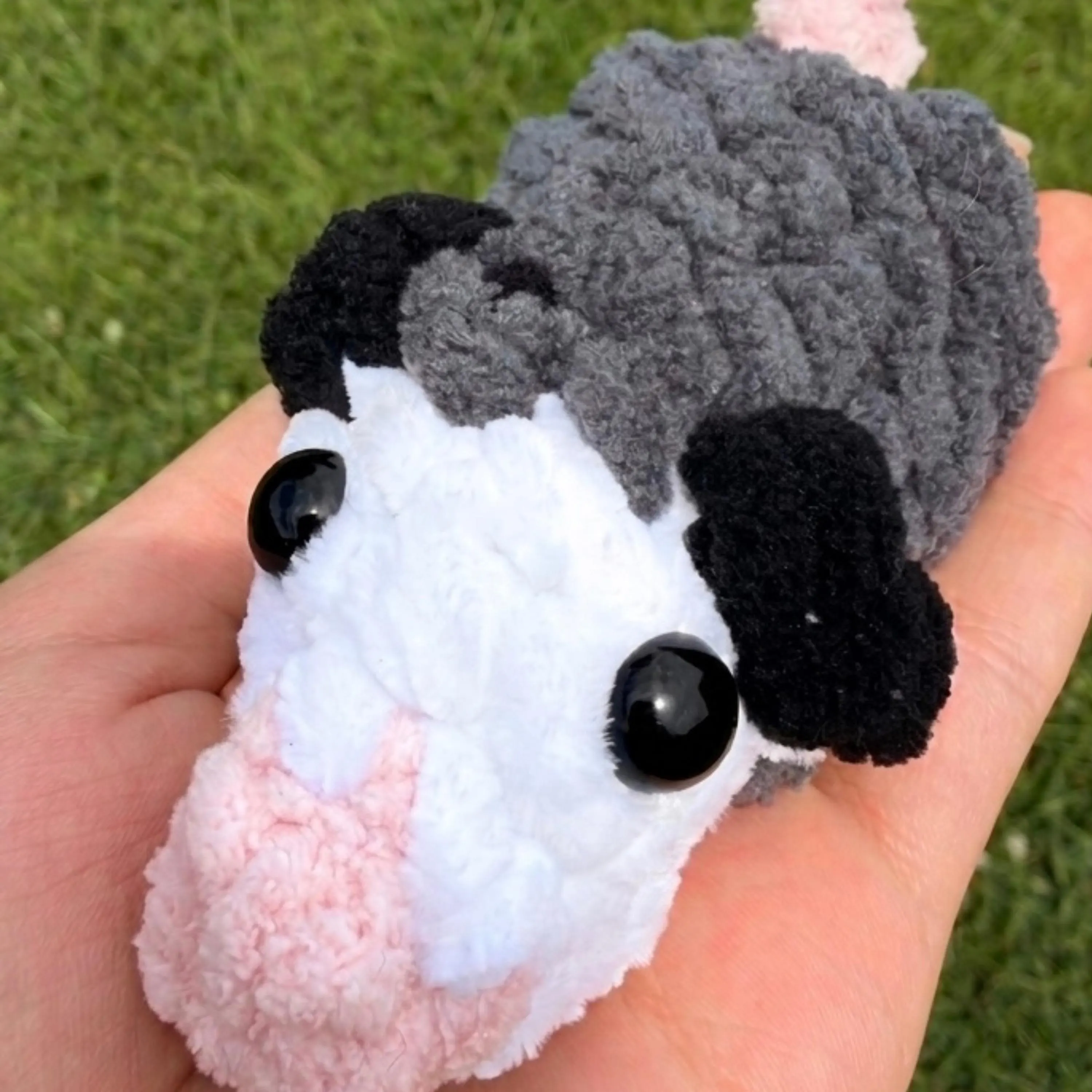 Baby Possum Crochet Pattern | Cute Mini Amigurumi, product photo 4