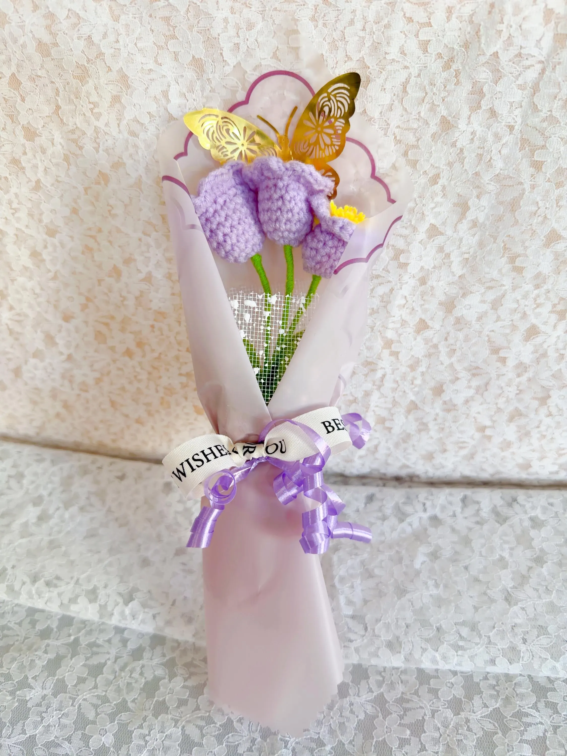 Crochet Lily of the Valley Bouquet, product photo 11