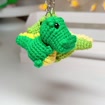 Crochet Alligator Keychain, product photo 3
