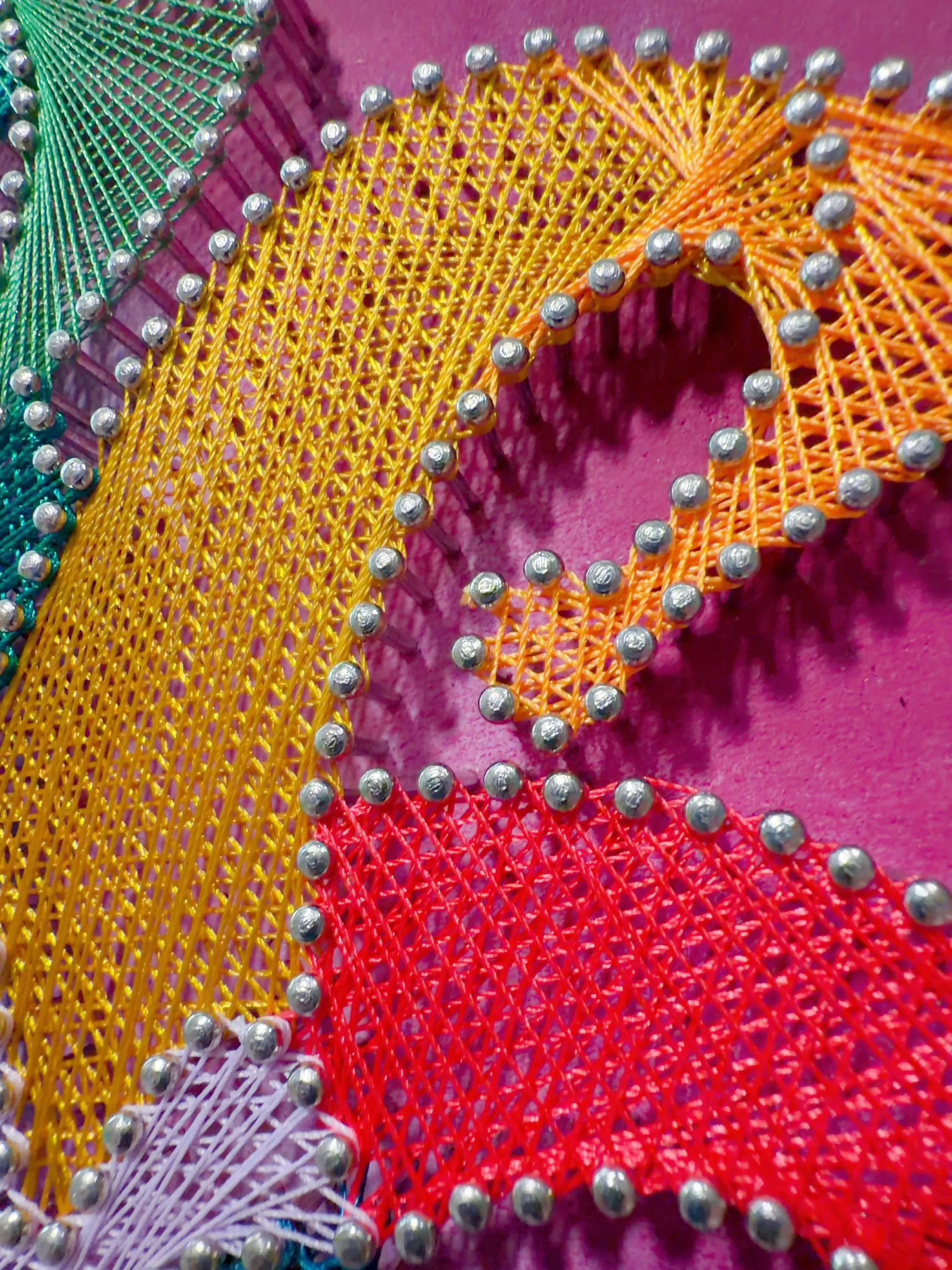 Mardi Gras Mask String Art, product photo 13
