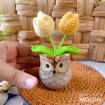 Crochet Potted Flower — Pot & Bloom Options, product photo 2