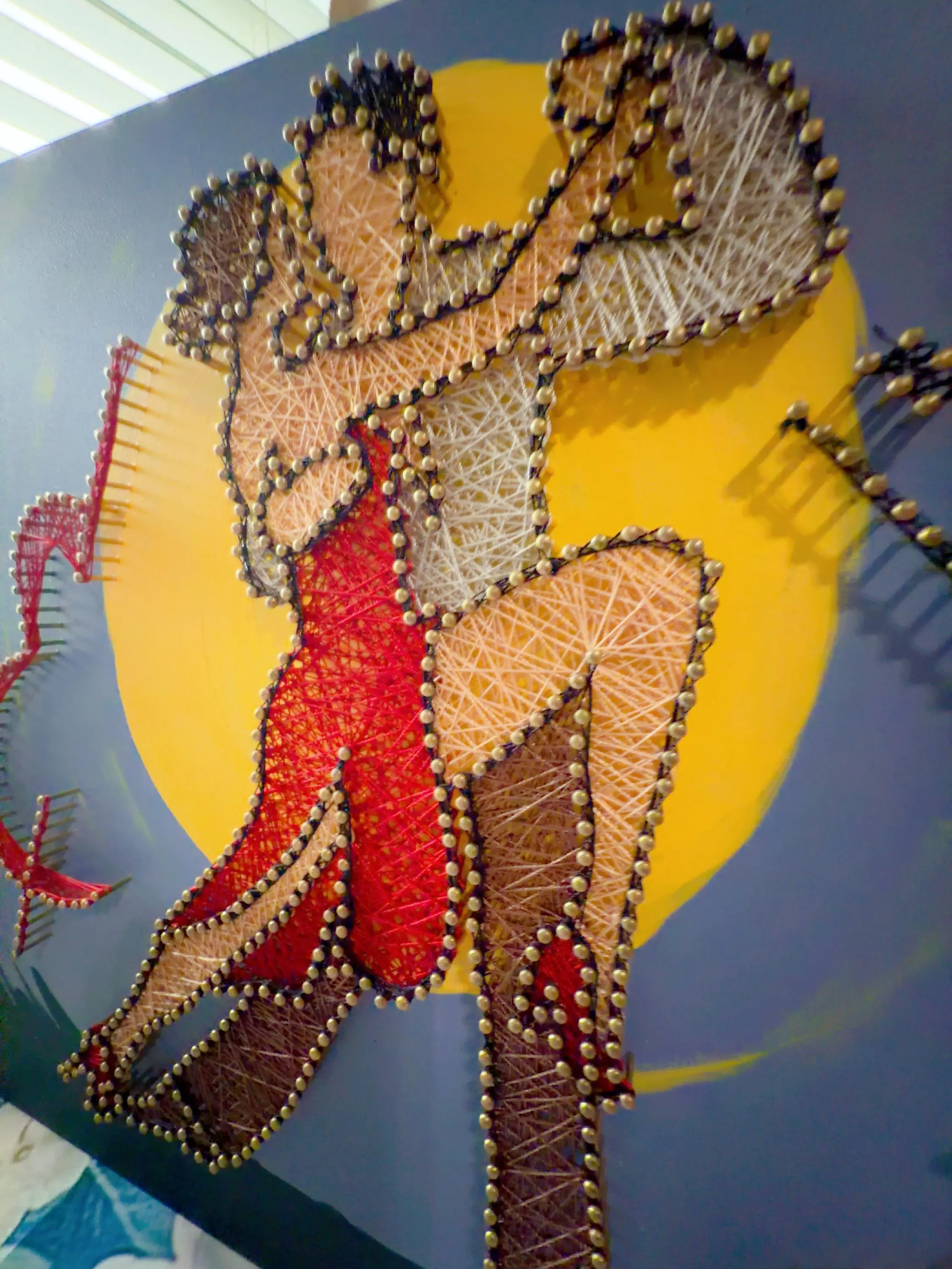 Handmade String Art Couple Dancing Wall Decor |, product photo 10