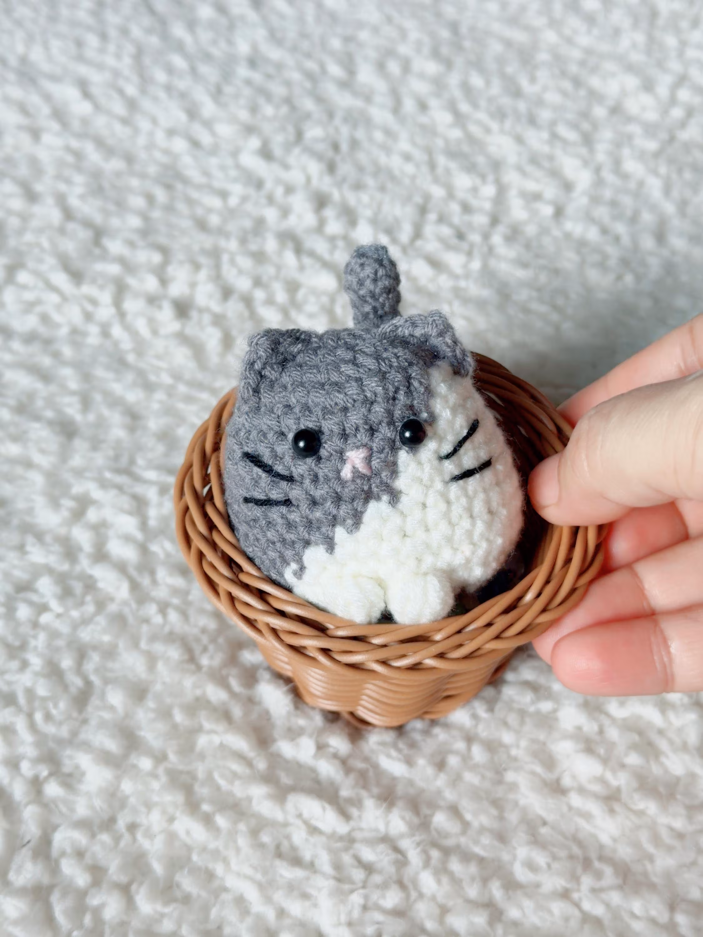 Crochet Cat Plushie, product photo 3