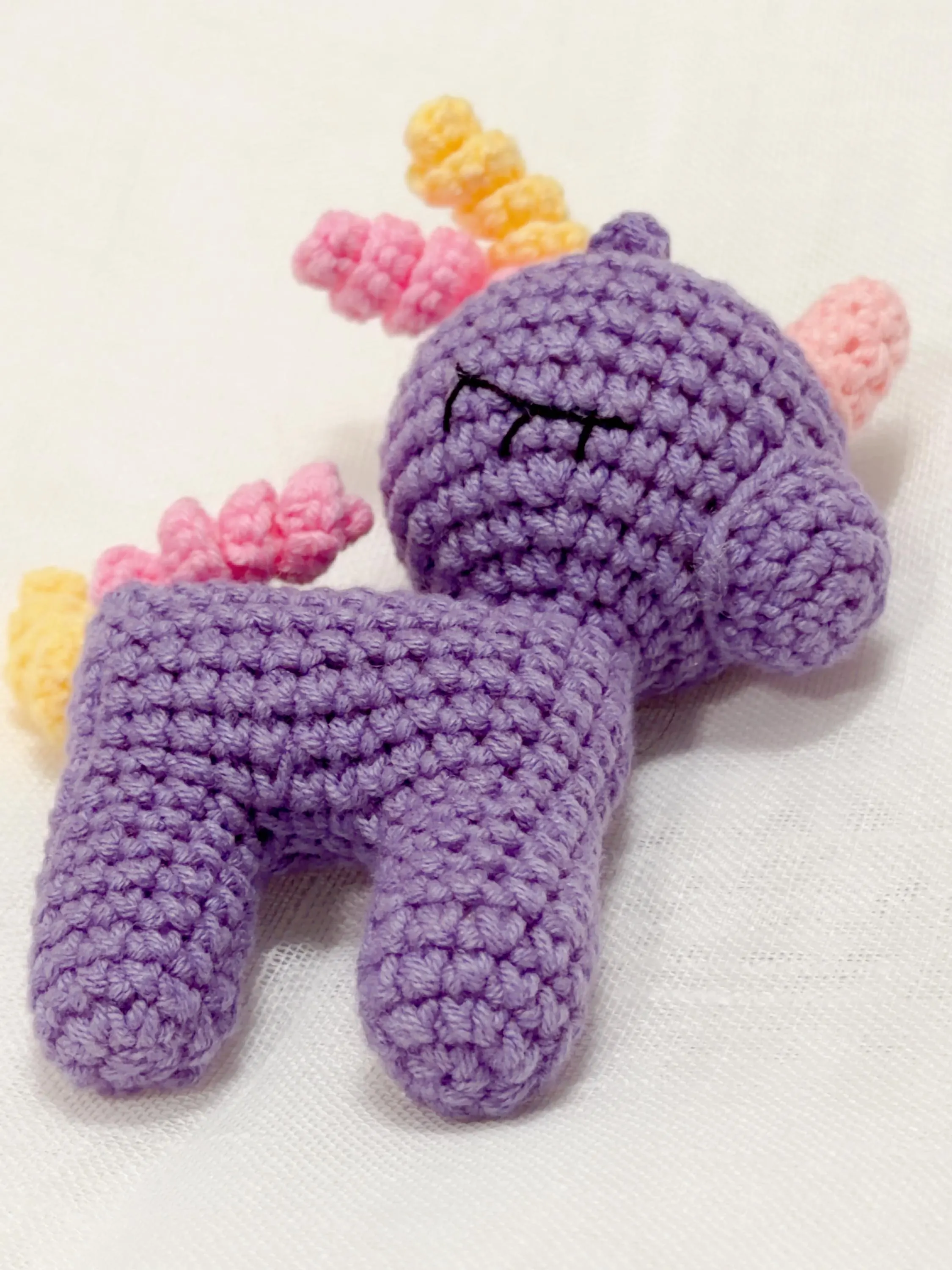 Amigurumi Unicorn Keychain, product photo 11