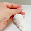 Crochet Seal Keychain, product photo 3