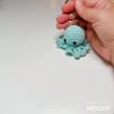 Mini Crochet Octopus Keychain, product photo 8