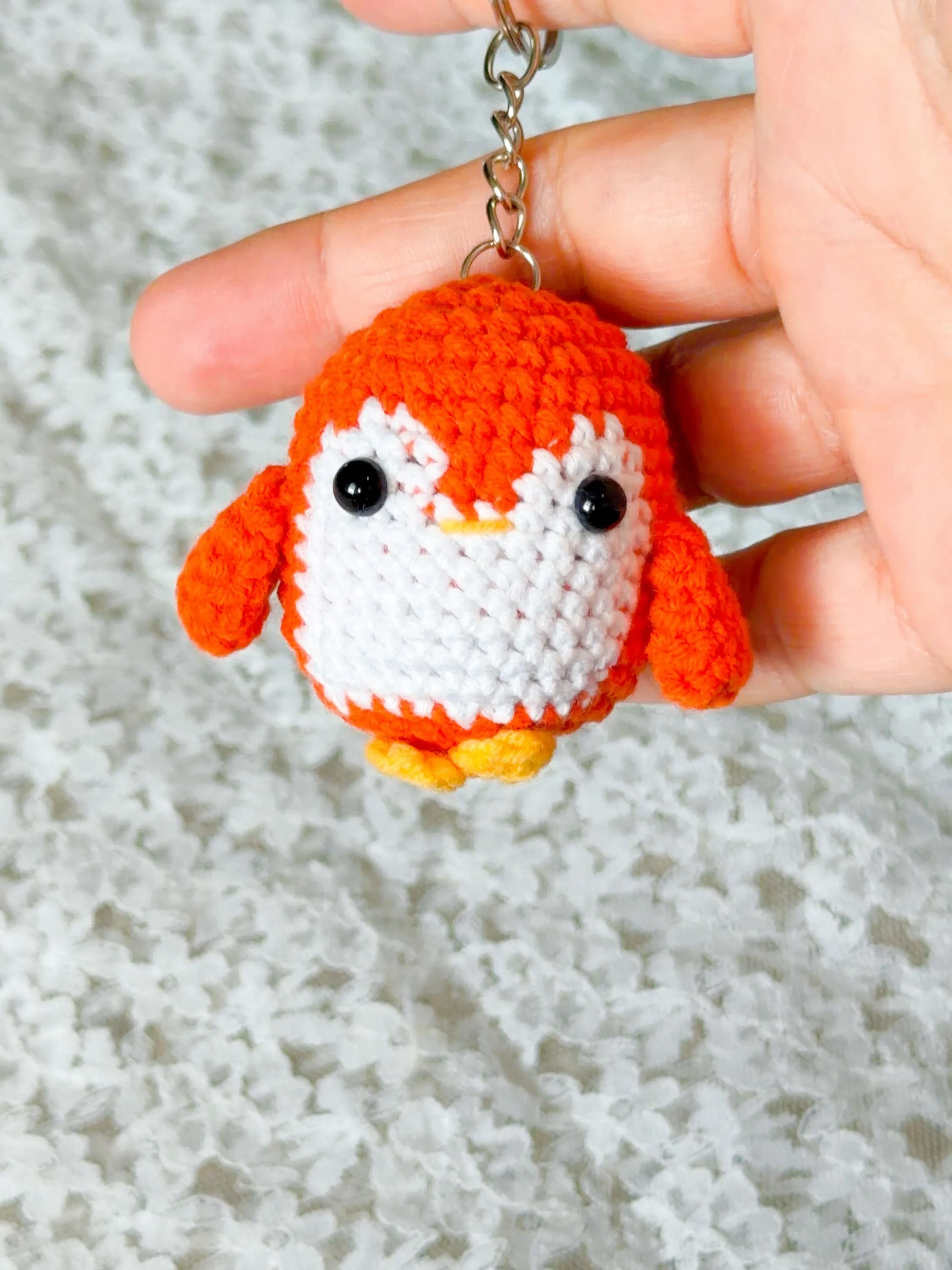 Crochet Penguin Amigurumi Keychain, product photo 13