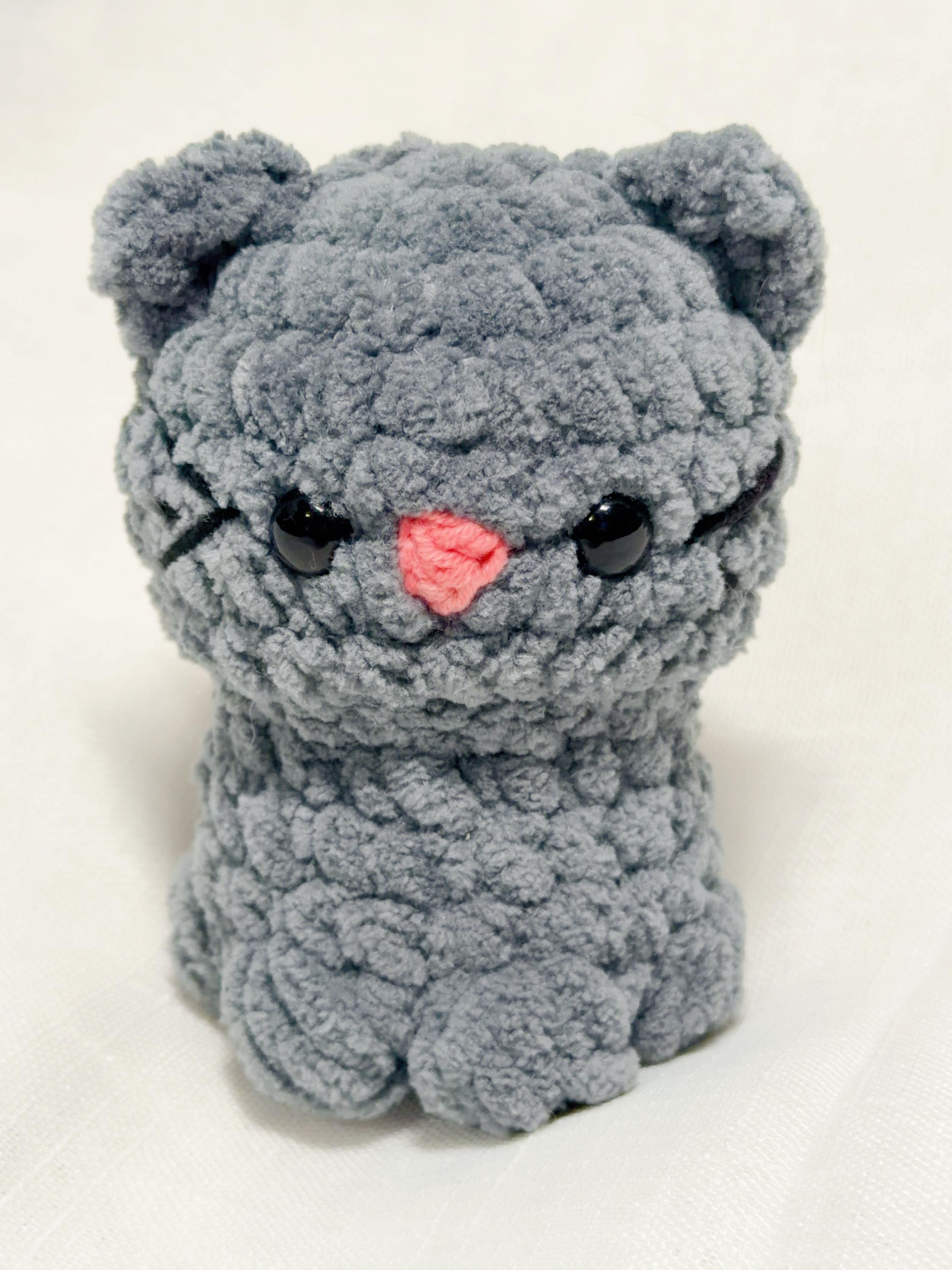 Handmade Crochet Cat Plush, product photo 15