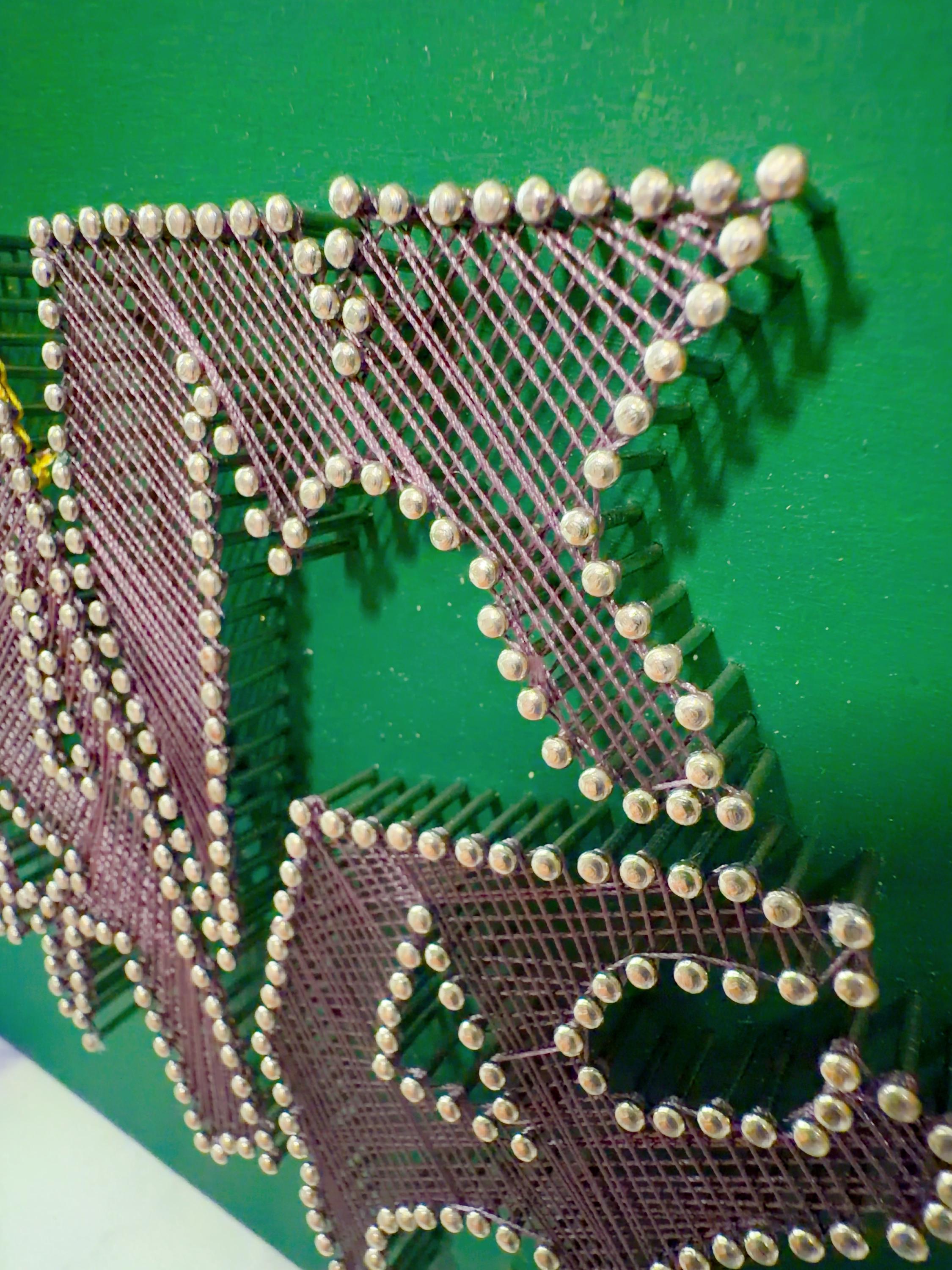 Handmade Louisiana String Art | Mardi Gras State, product photo 13