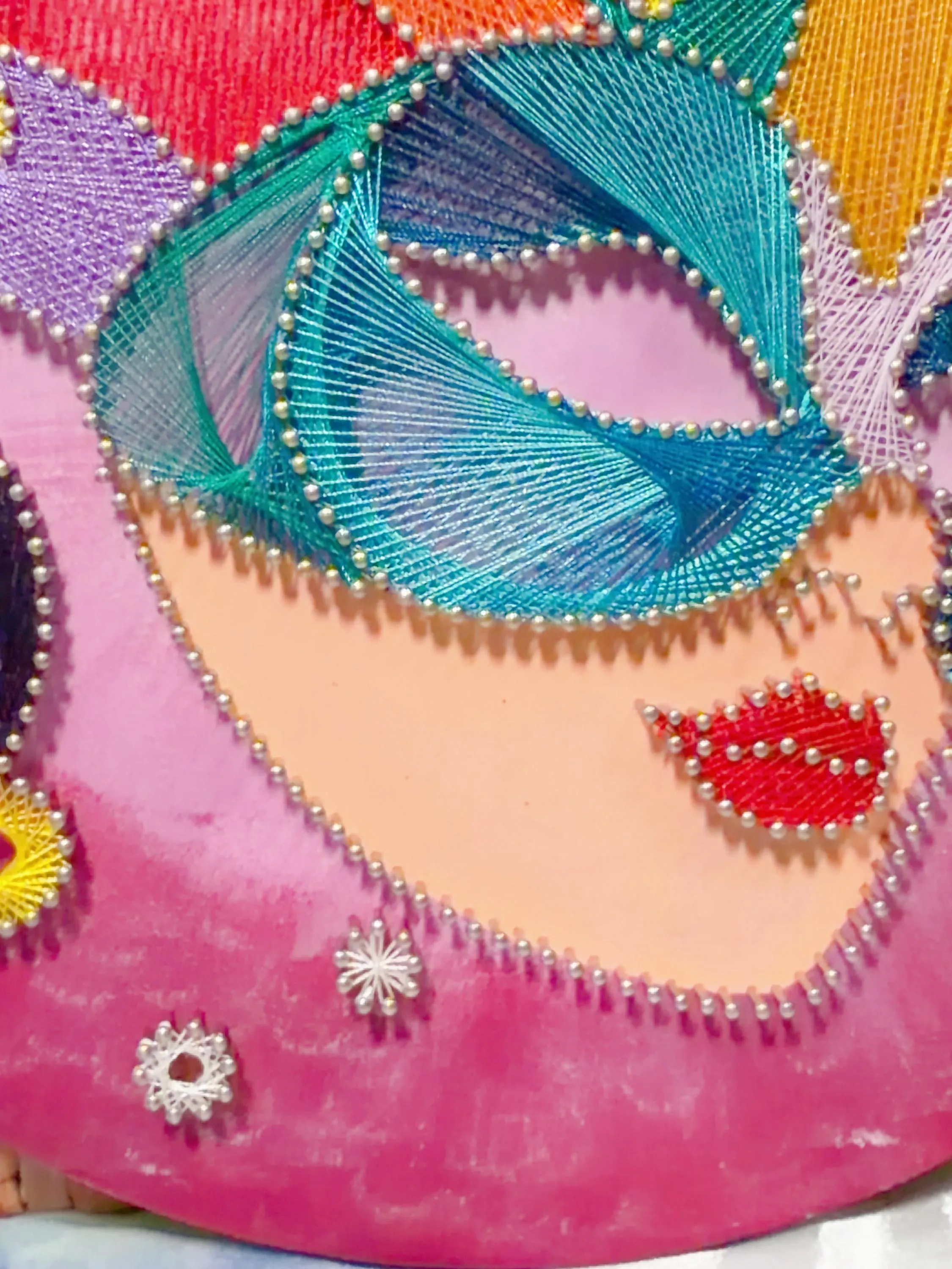 Mardi Gras Mask String Art, product photo 4