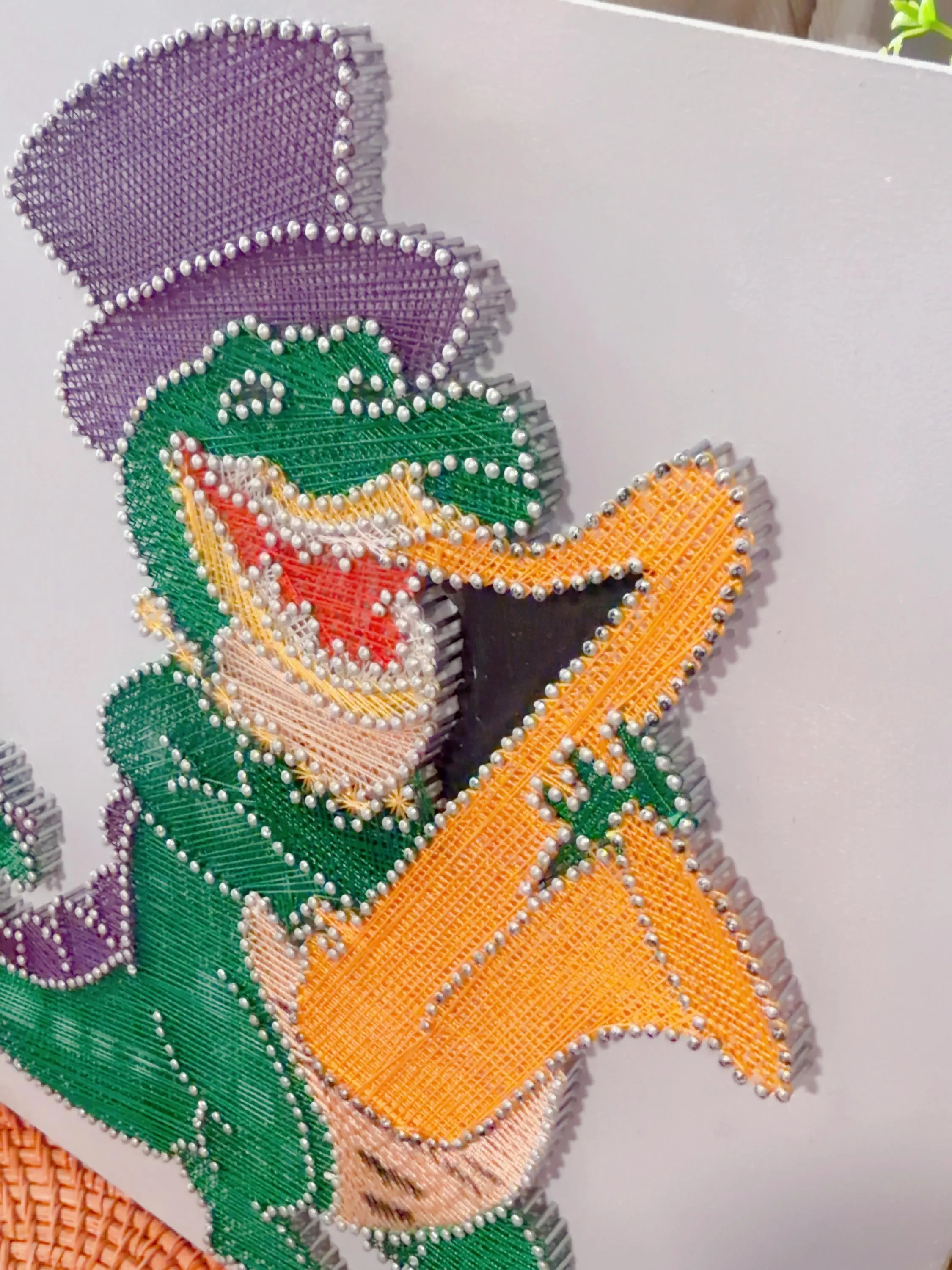 New Orleans Crocodile String Art | Jazz Saxophone, product photo 5