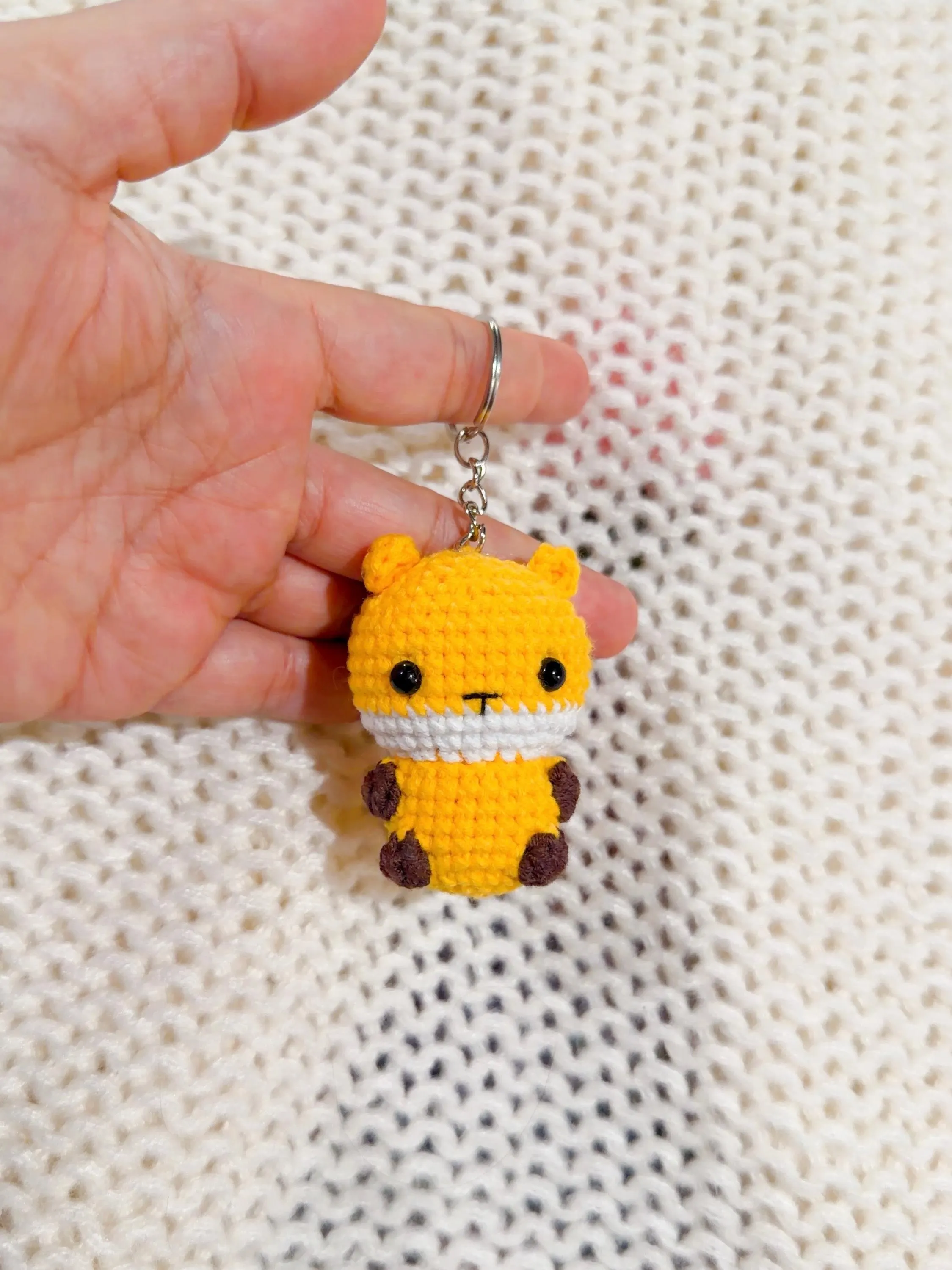 Crochet Fox Keychain, product photo 11