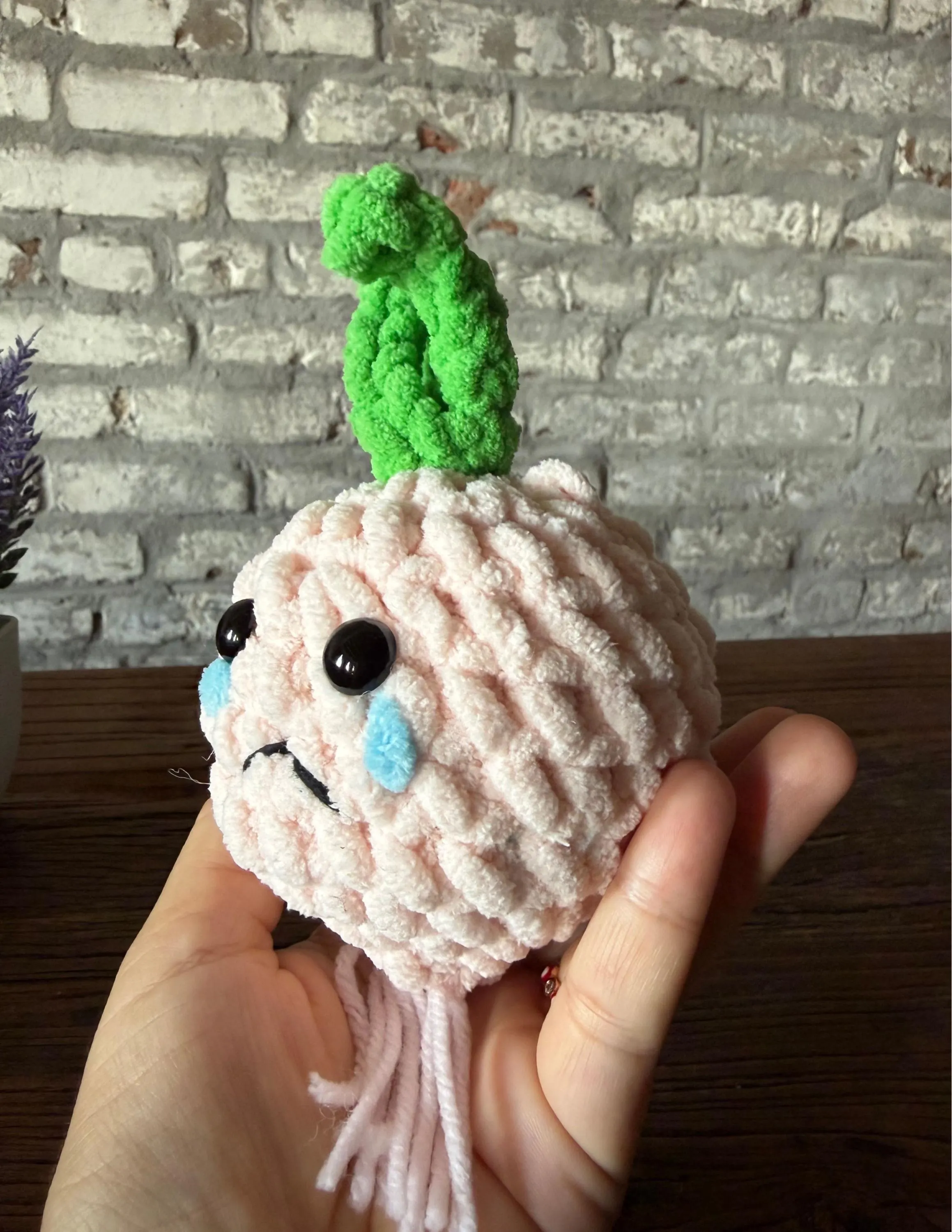 Emotional Support Onion Crochet Pattern, product photo 3