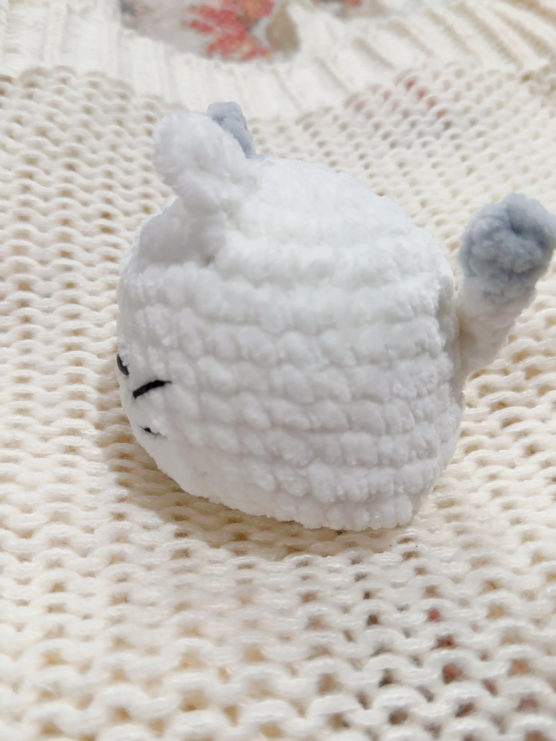 Handmade Crochet Plush Cat, product photo 7