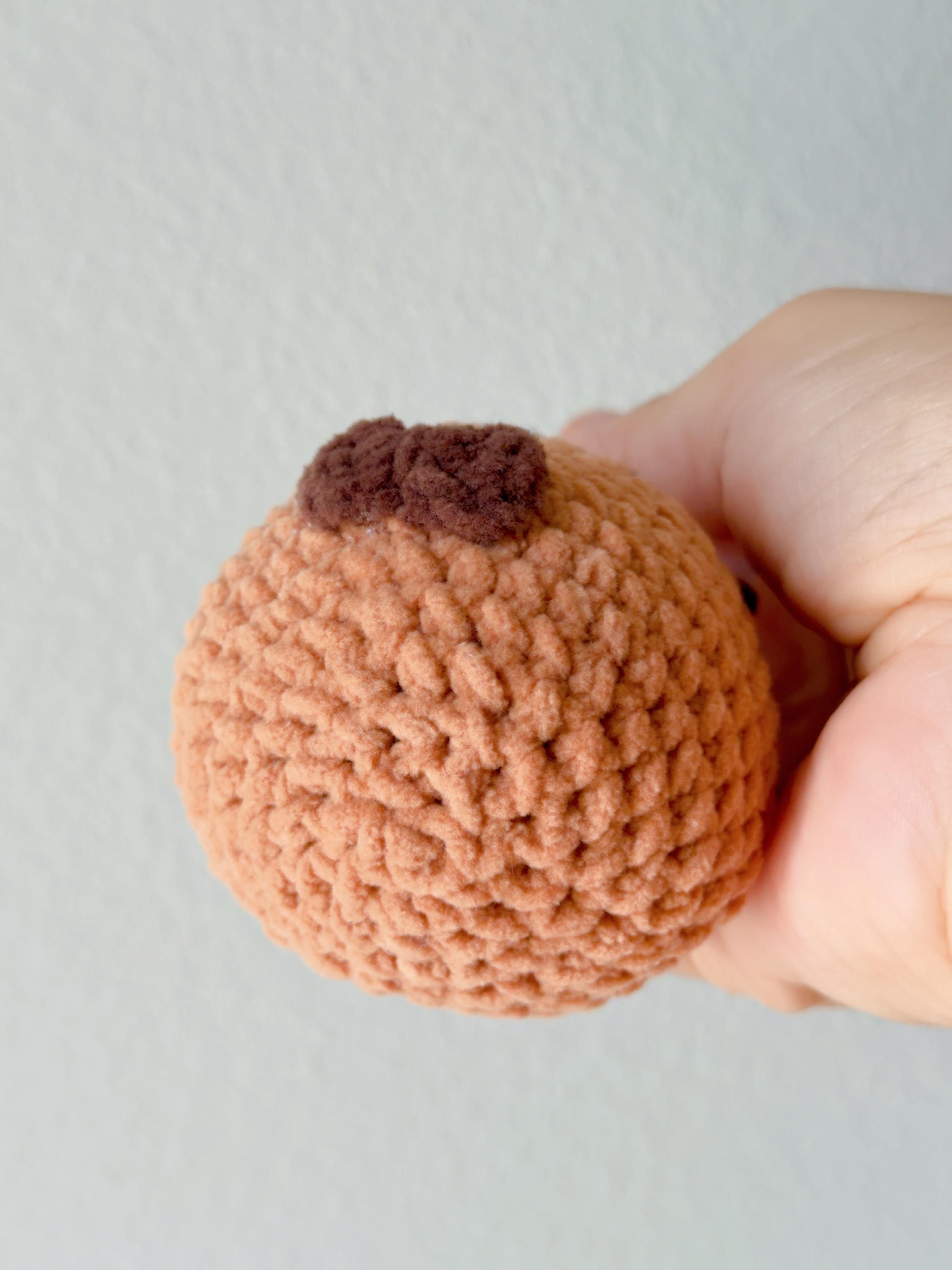 Crochet Capybara Keychain, product photo 12