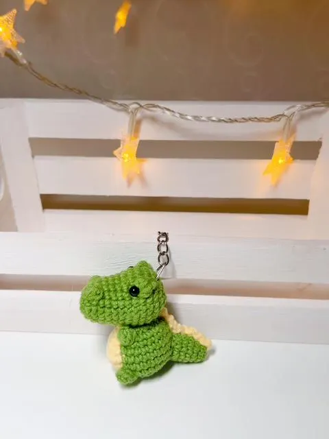 Crochet Alligator Keychain, product photo 21