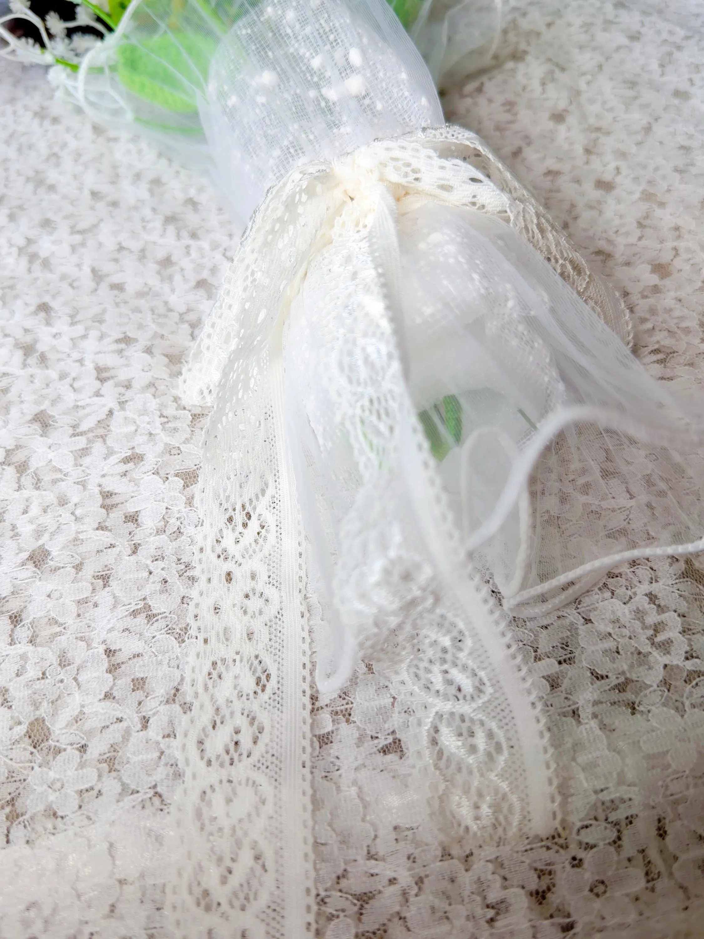 Yellow Crochet Rose Bouquet, product photo 22