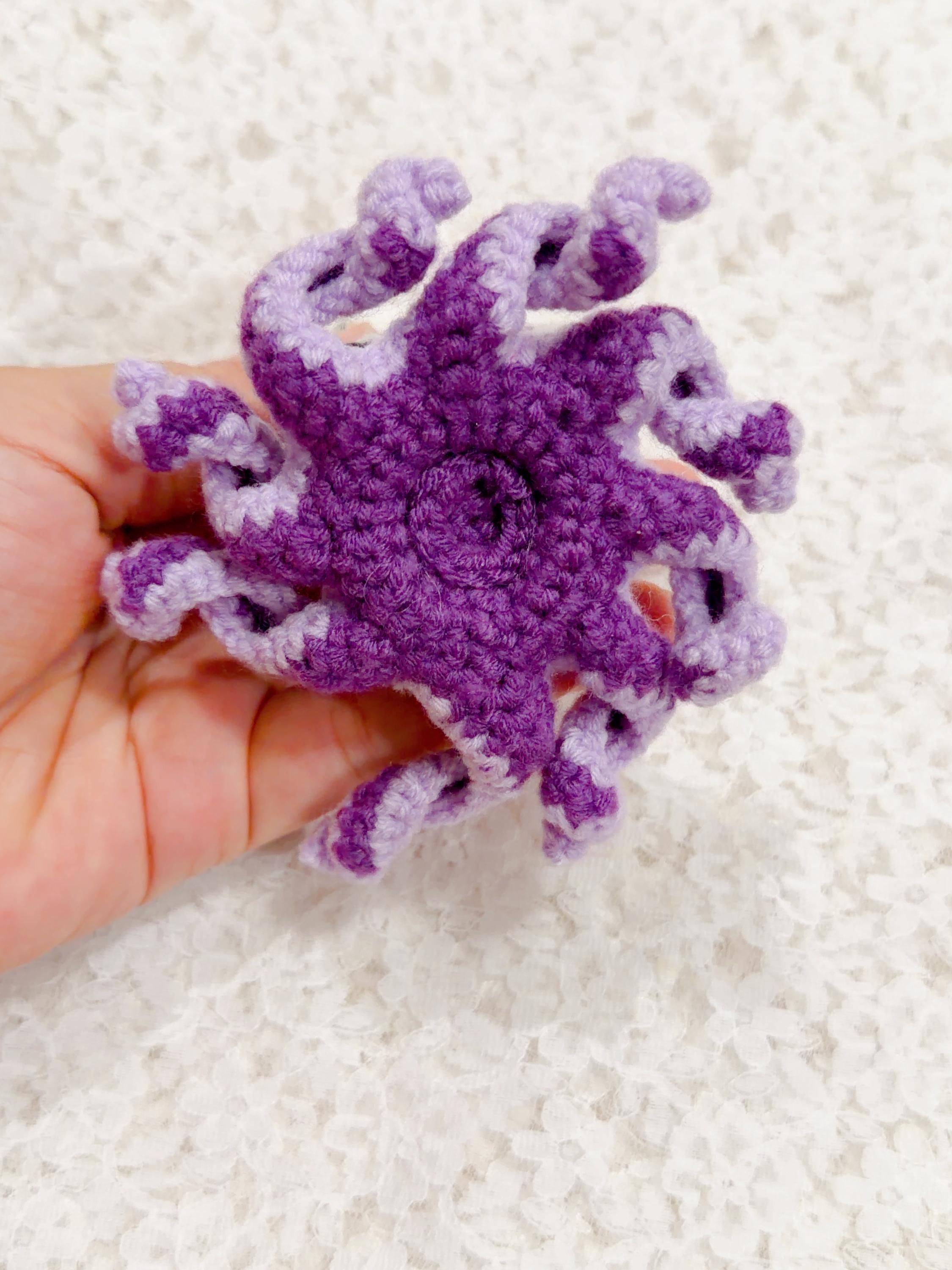 Crochet Octopus Keychain, product photo 11