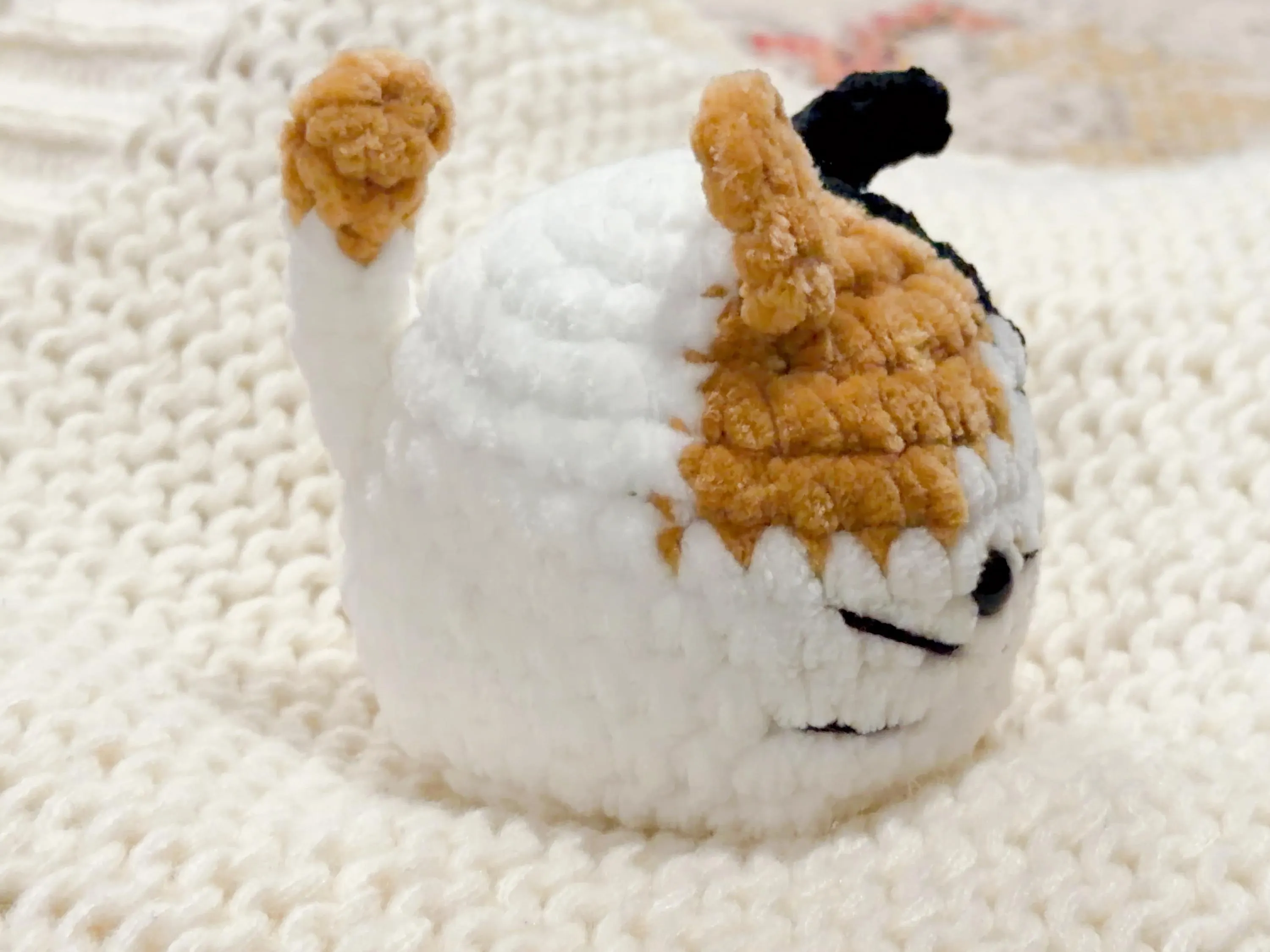 Handmade Crochet Plush Cat, product photo 3