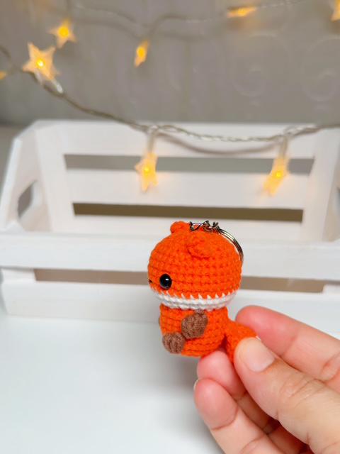 Crochet Fox Keychain, product photo 9